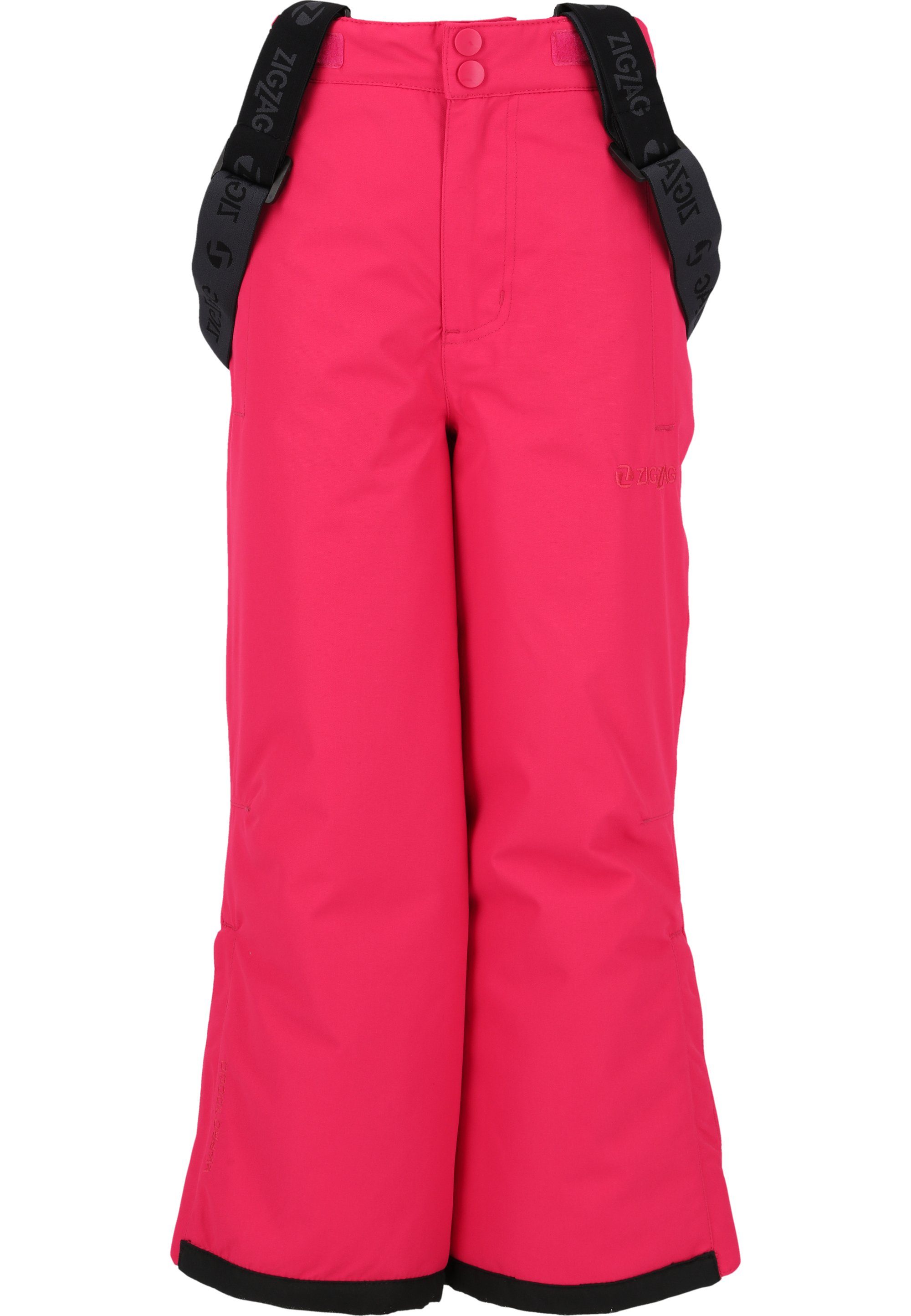 Soho fuchsia abnehmbaren Hosenträgern mit ZIGZAG Skihose