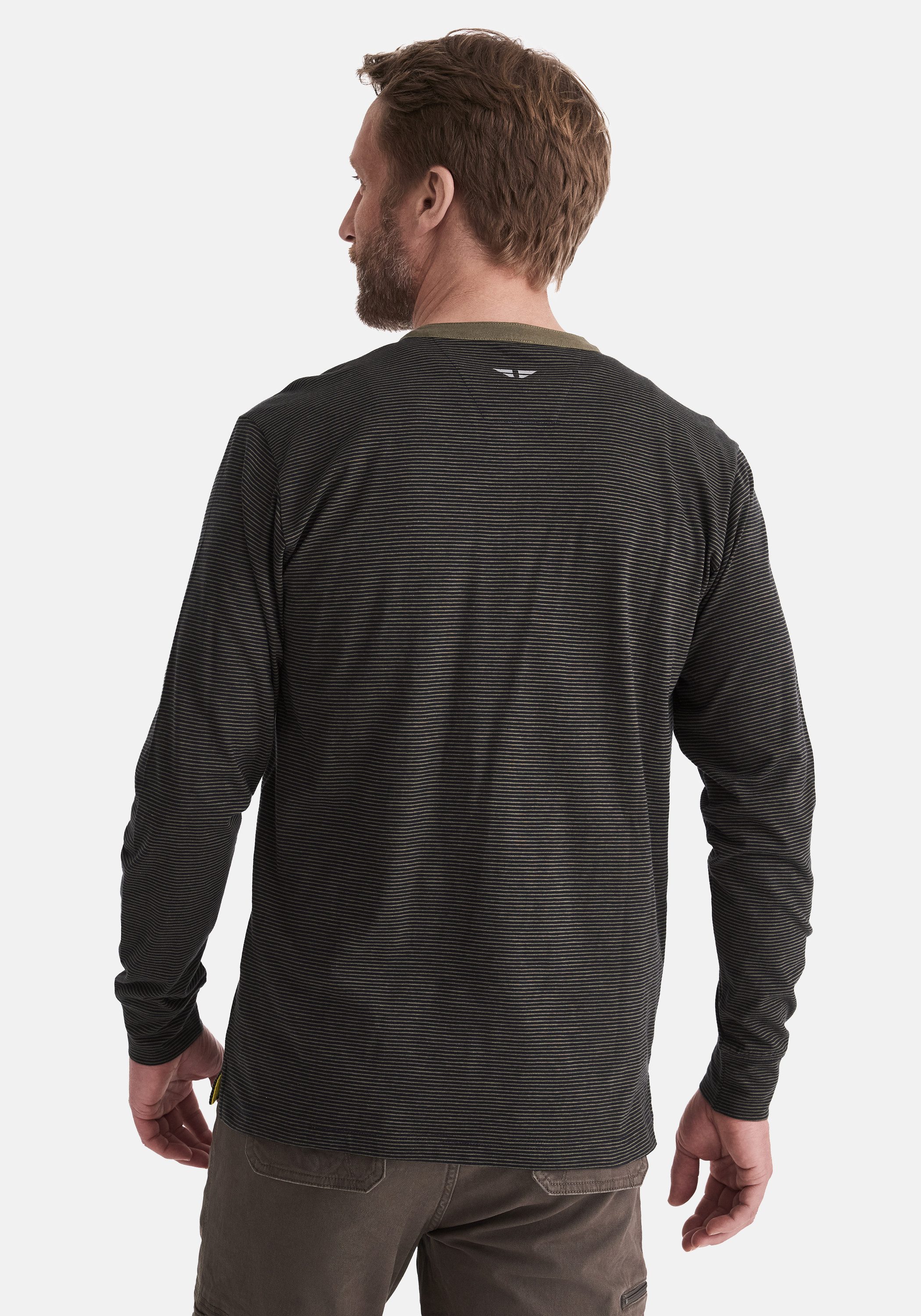 HERO by John Medoox Businessshirt HANO Workwear Longsleeve Henley-Shirt Longsleeve Henley-Shirt Funktionsqualitätfür Herren
