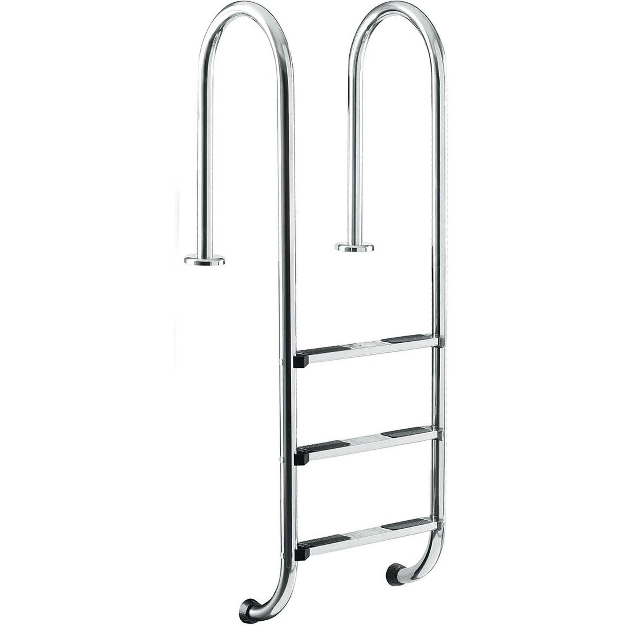 Poolleiter Poolleiter Edelstahl für Tiefbecken mit 100-120 cm