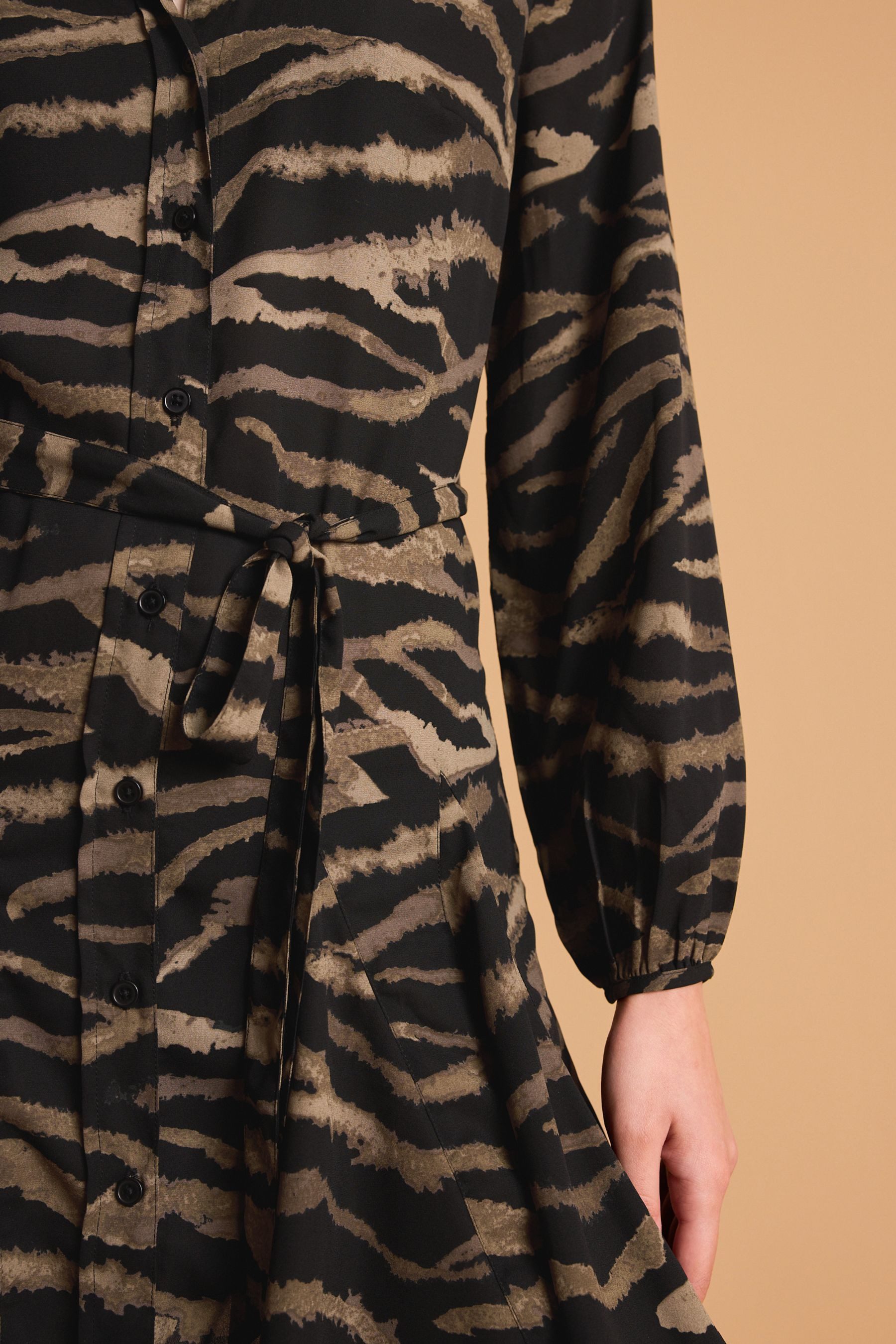 Next Minikleid Mini-Hemdkleid zum Binden (1-tlg)