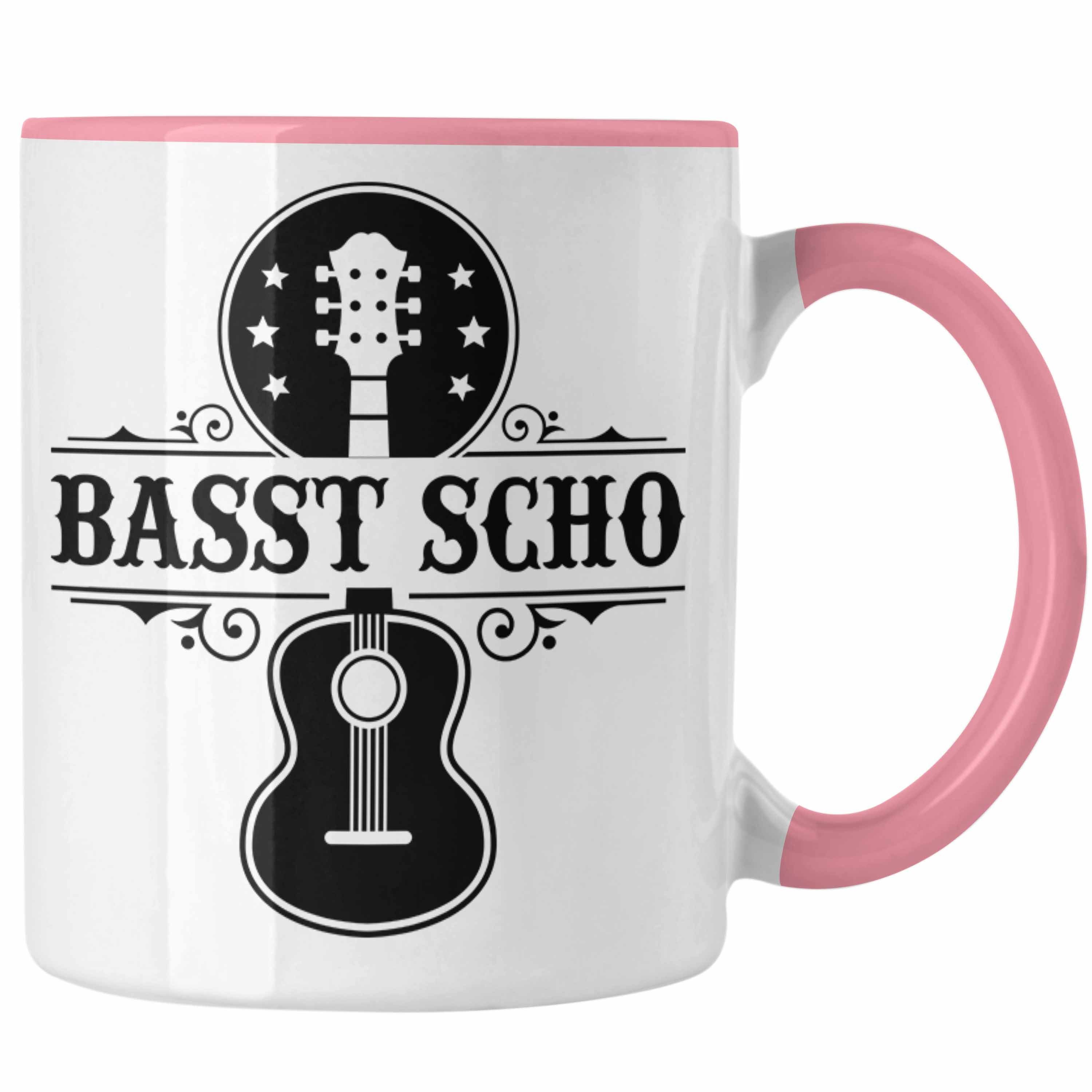 Trendation Tasse Bassist Rosa S Bass-Spieler Geschenk Tasse Geschenkidee Kaffee-Becher Basst