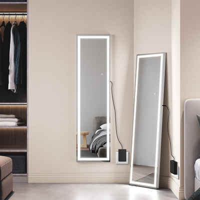 SONNI Ganzkörperspiegel Ganzkörperspiegel led standspiegel Wandspiegel mit LED Beleuchtung, in 3 Farben, BxH:400x1500mm