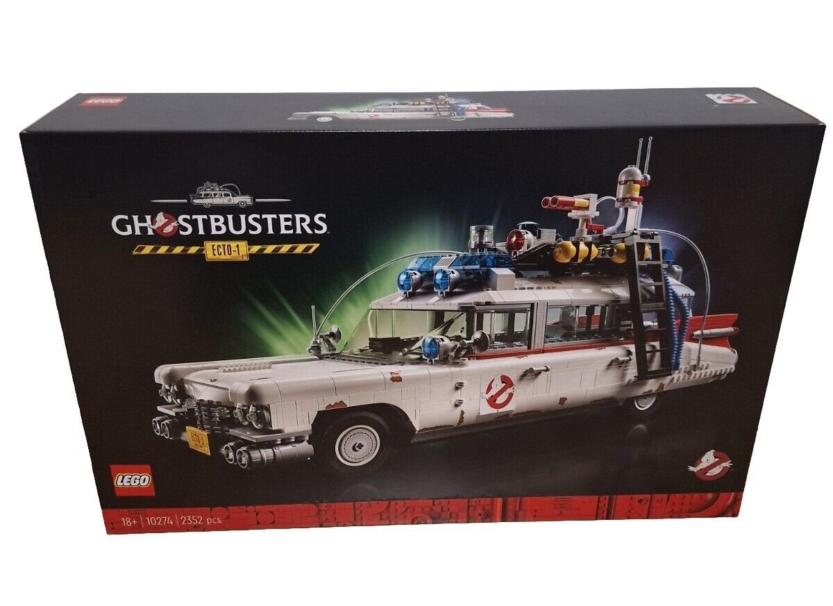 LEGO® Creator Expert 10274 Ghostbusters ECTO-1 Konstruktionsspielsteine, (Set, 2352 St), ausfahrbarer Sitz, Ghostbusters-Logo