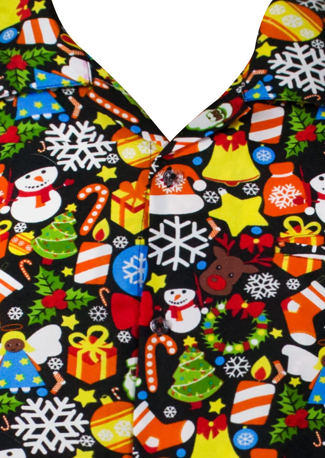 King Kameha Hawaiihemd Christmas Allover Kurzarm günstig online kaufen