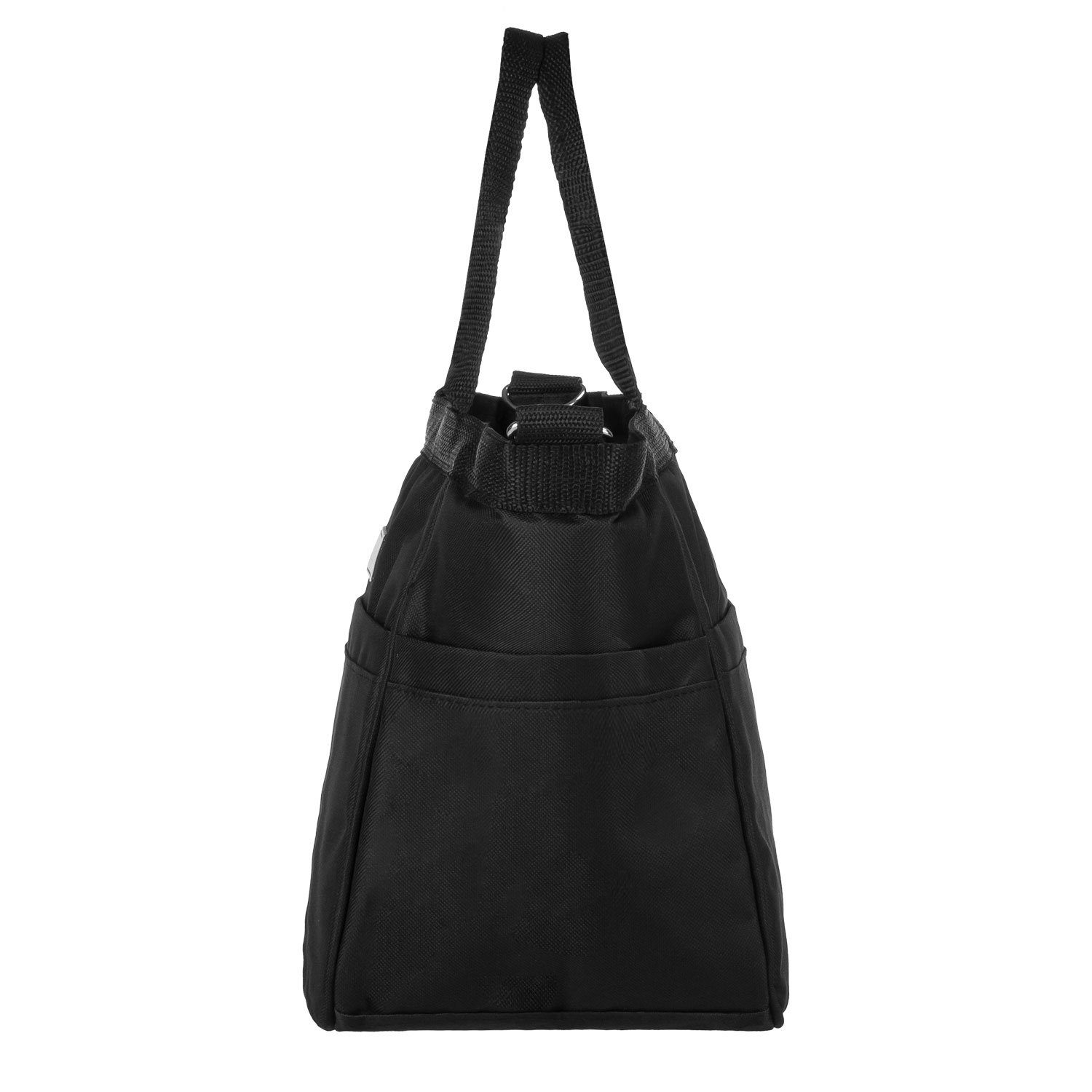 anndora Shopper Umhängetasche Damen Schultertasche, Hauptfach mit Reißverschluss - abnehmbarer Schultergurt