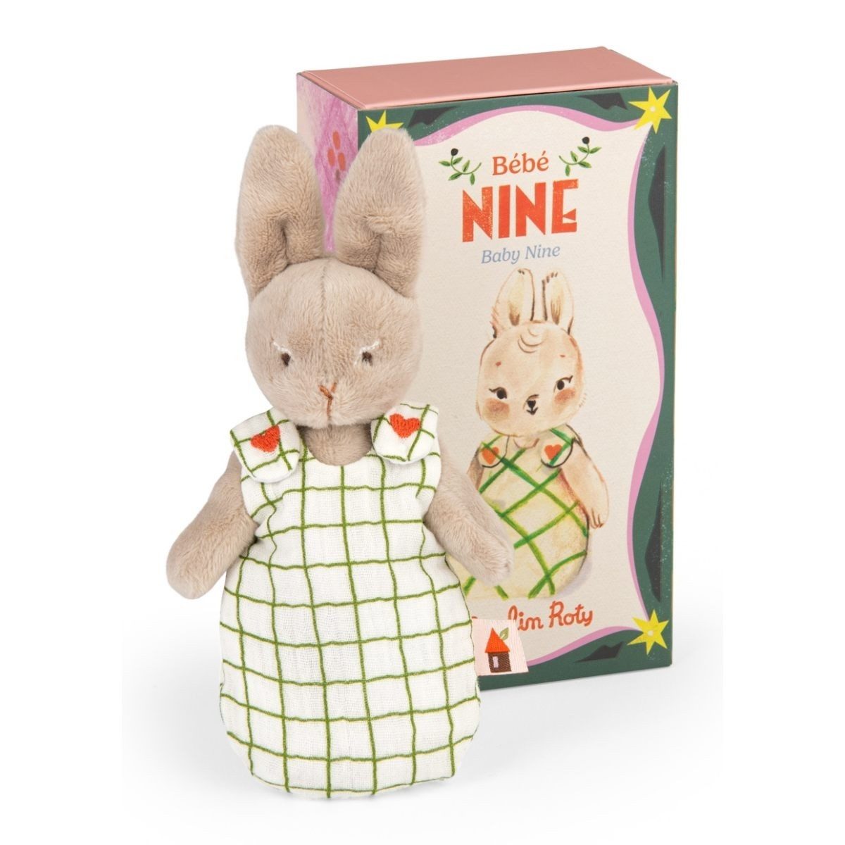 Kuscheltier Minouchkas Plüschtier Baby Kaninchen Nine weiches Kuscheltier für