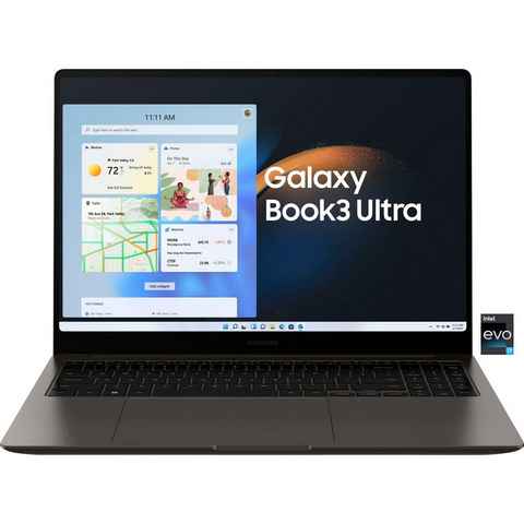 Samsung Galaxy Book3 Ultra Notebook (40,62 cm/16 Zoll, Intel Core i7 13700H, GeForce RTX 4050, 1000 GB SSD)