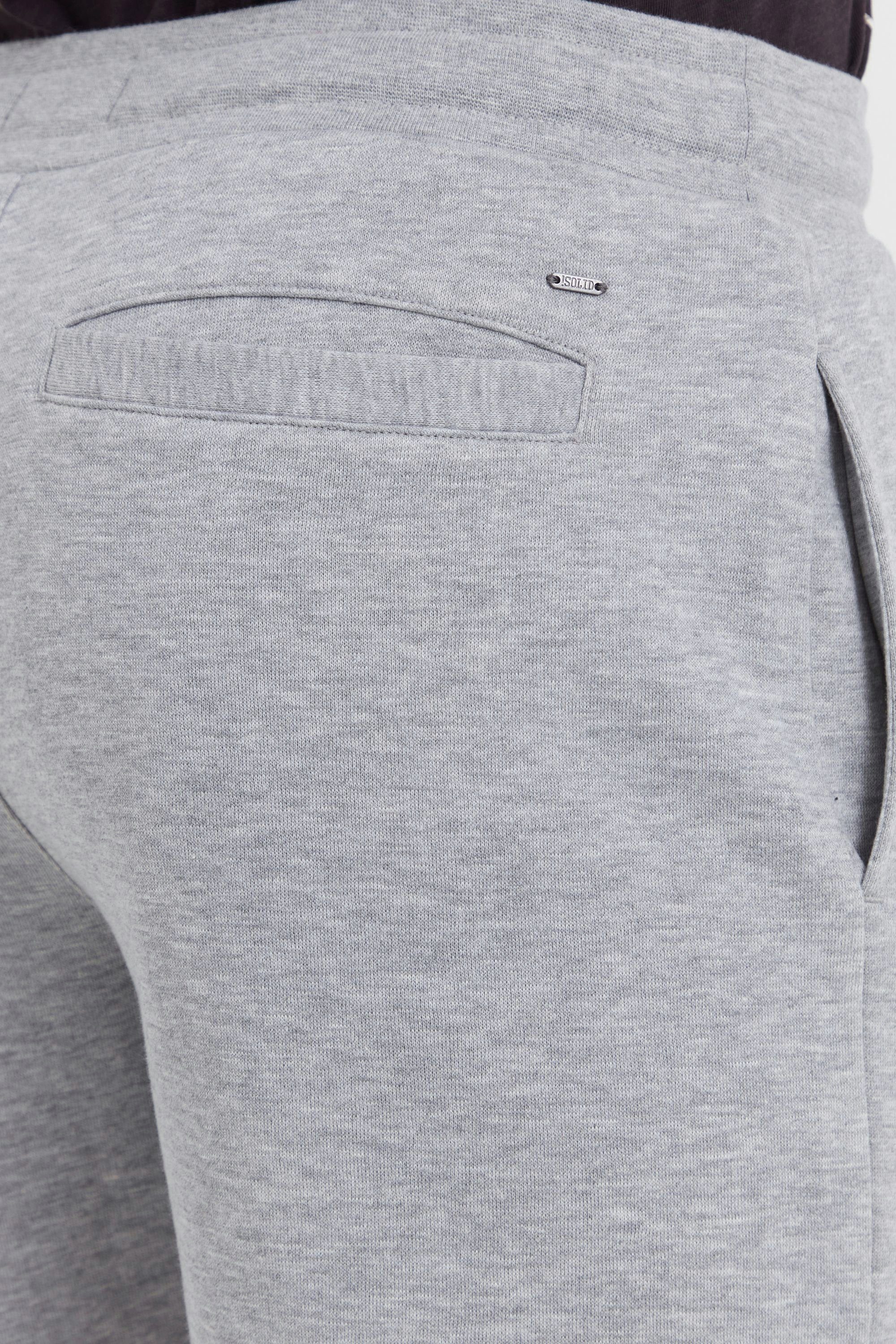 Sweat Melange Grey Shorts Light (1541011) mit Sweatshorts SDOliver Kordeln !Solid Basic