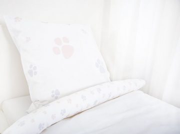 Kinderbettwäsche Bettwäsche Set Hund und Katze Bettwäsche 2 tlg.135 x 200cm, Herding