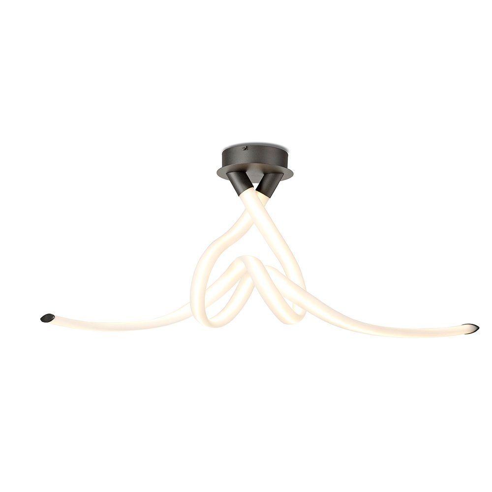 Deckenleuchte LED-Deckenlampe Armonia 114cm Weiß/Titan Weiß.Titan Mantra