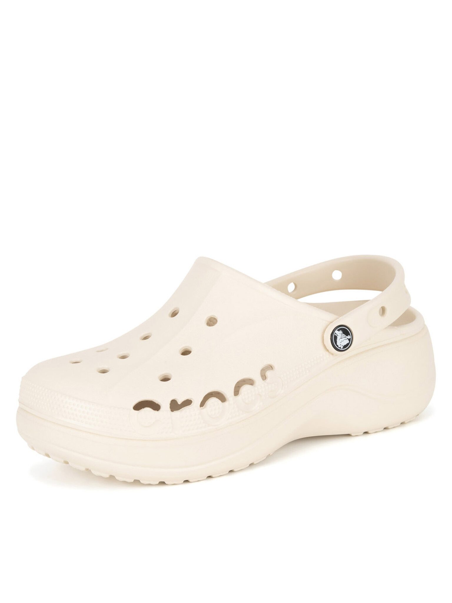 Crocs Crocs Damen Flip-Flops Crocs-BAYA PLATFORM CLOG 208186-11S Beige Beig günstig online kaufen