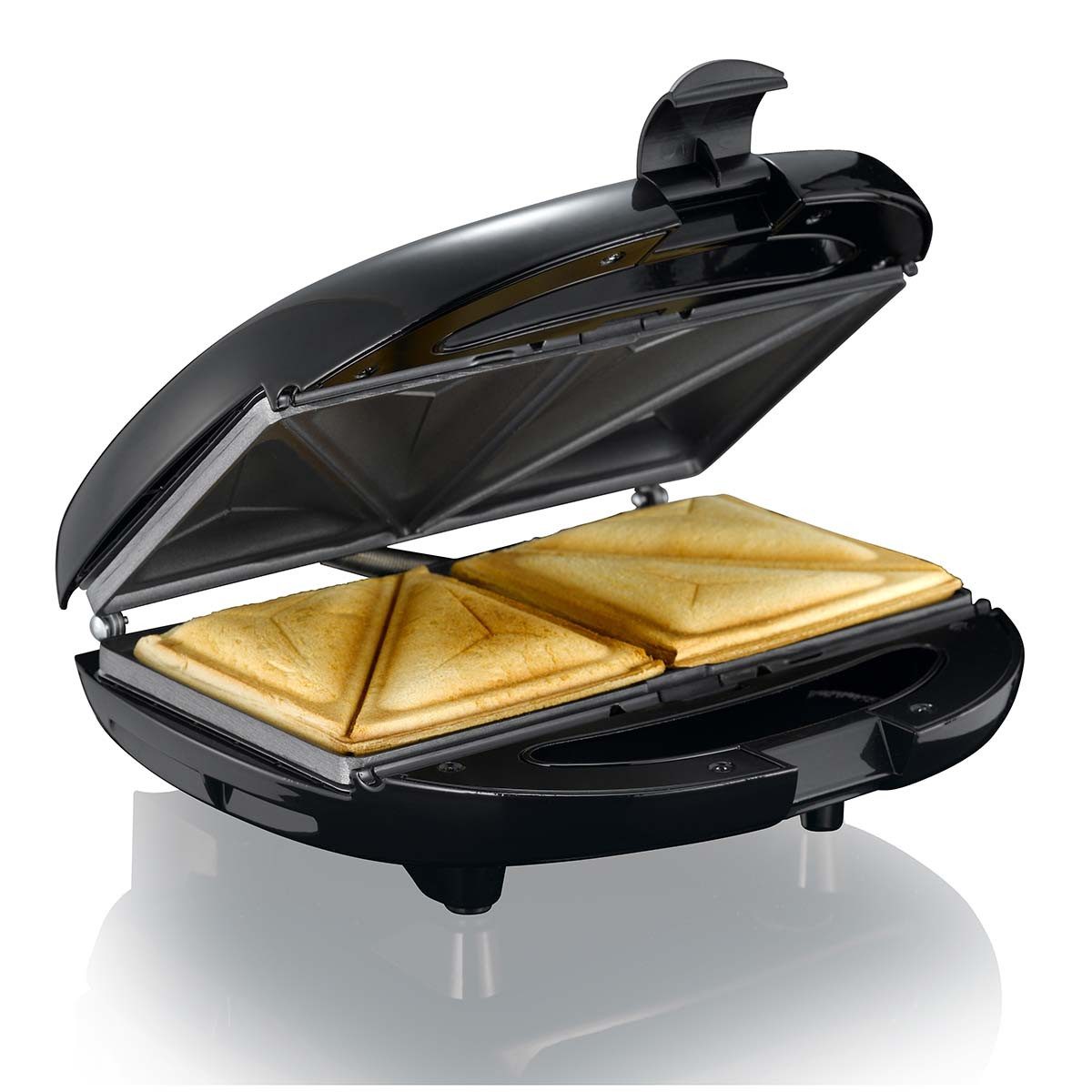 MELISSA Sandwichmaker 16240110, 850 W, 3-in-1 Toaster/Grill/Waffeleisen, 850W, 3 wechselb. Platten