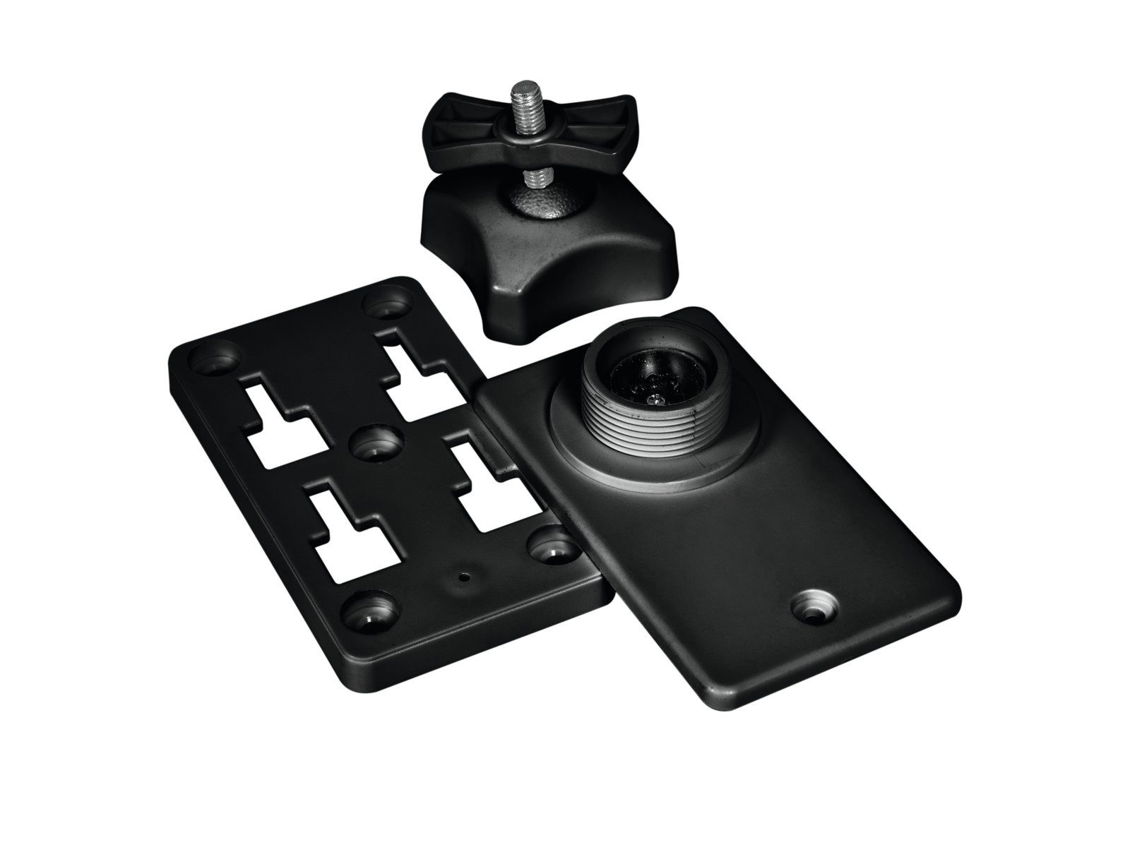 OMNITRONIC Wandhalterung für ODP-204/206 schwarz 2x Lautsprechersystem