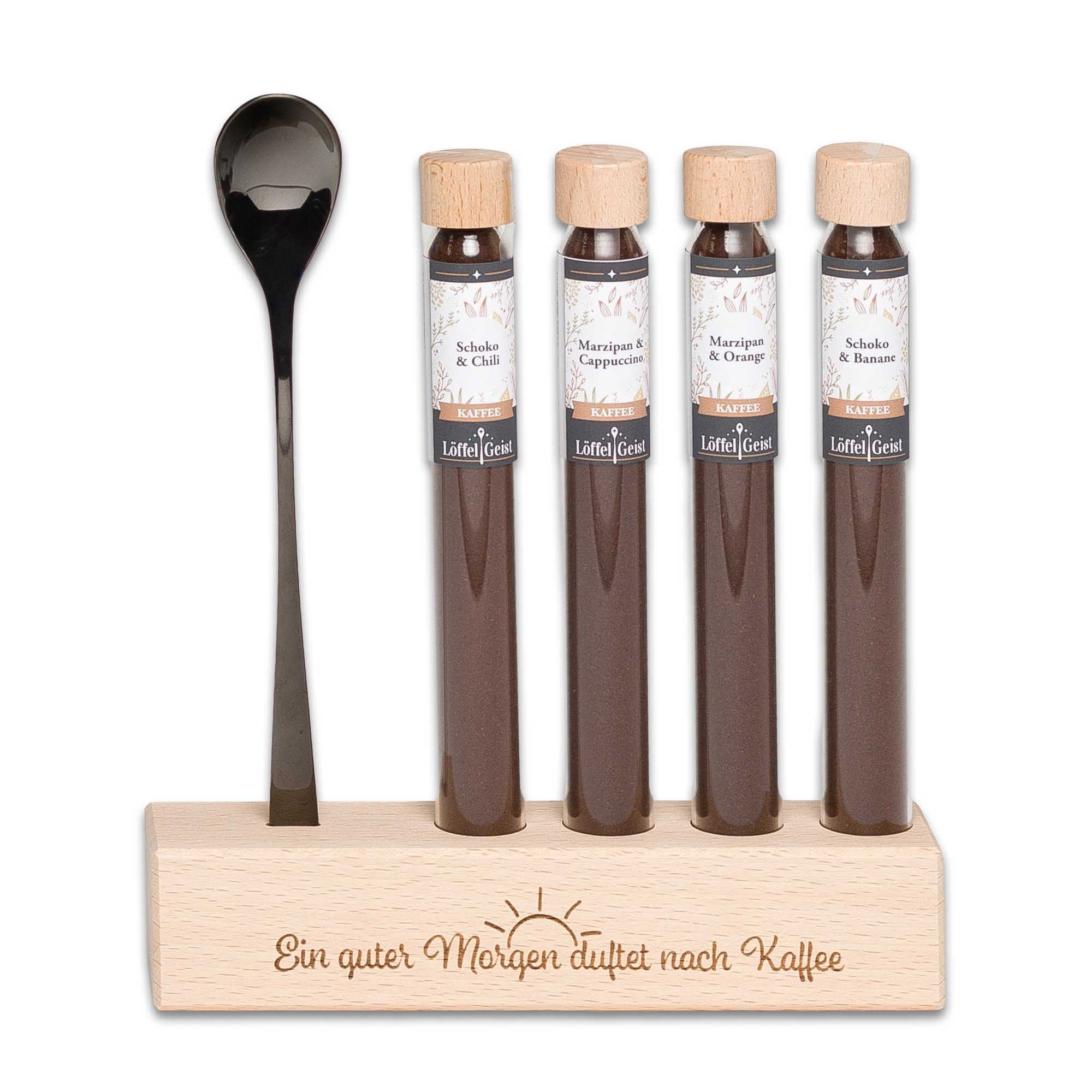 Löffelgeist Lebensmittel-Geschenkset Ein guter Morgen duftet nach Kaffee