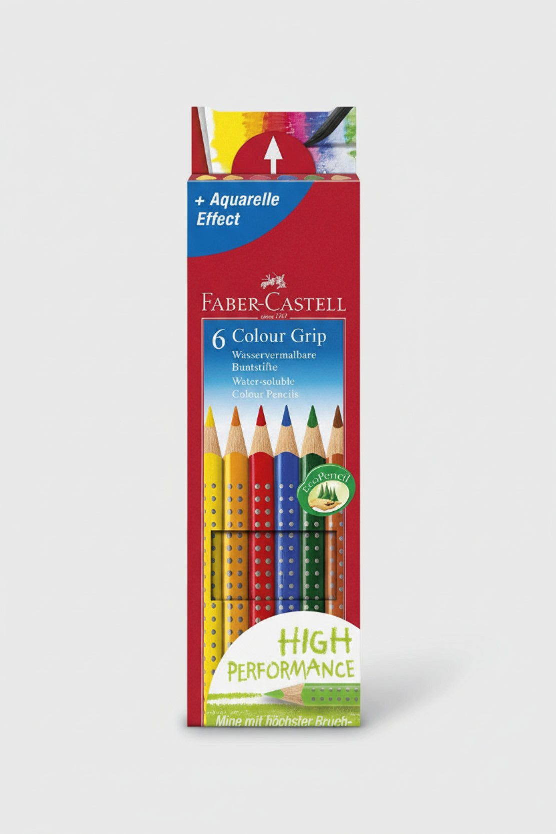 Faber-Castell Buntstift Faber-Castell Buntstift Colour Grip 6er Etui