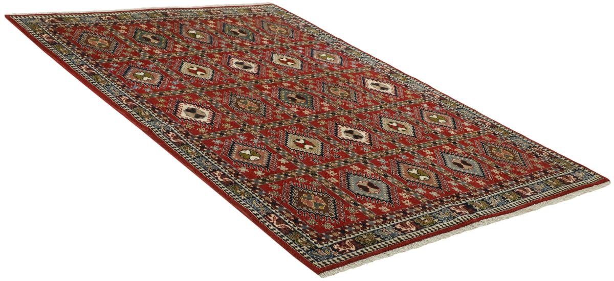 Orientteppich Yalameh 166x235 Handgeknüpfter 12 Orientteppich Perserteppich, mm Nain / Trading, rechteckig, Höhe