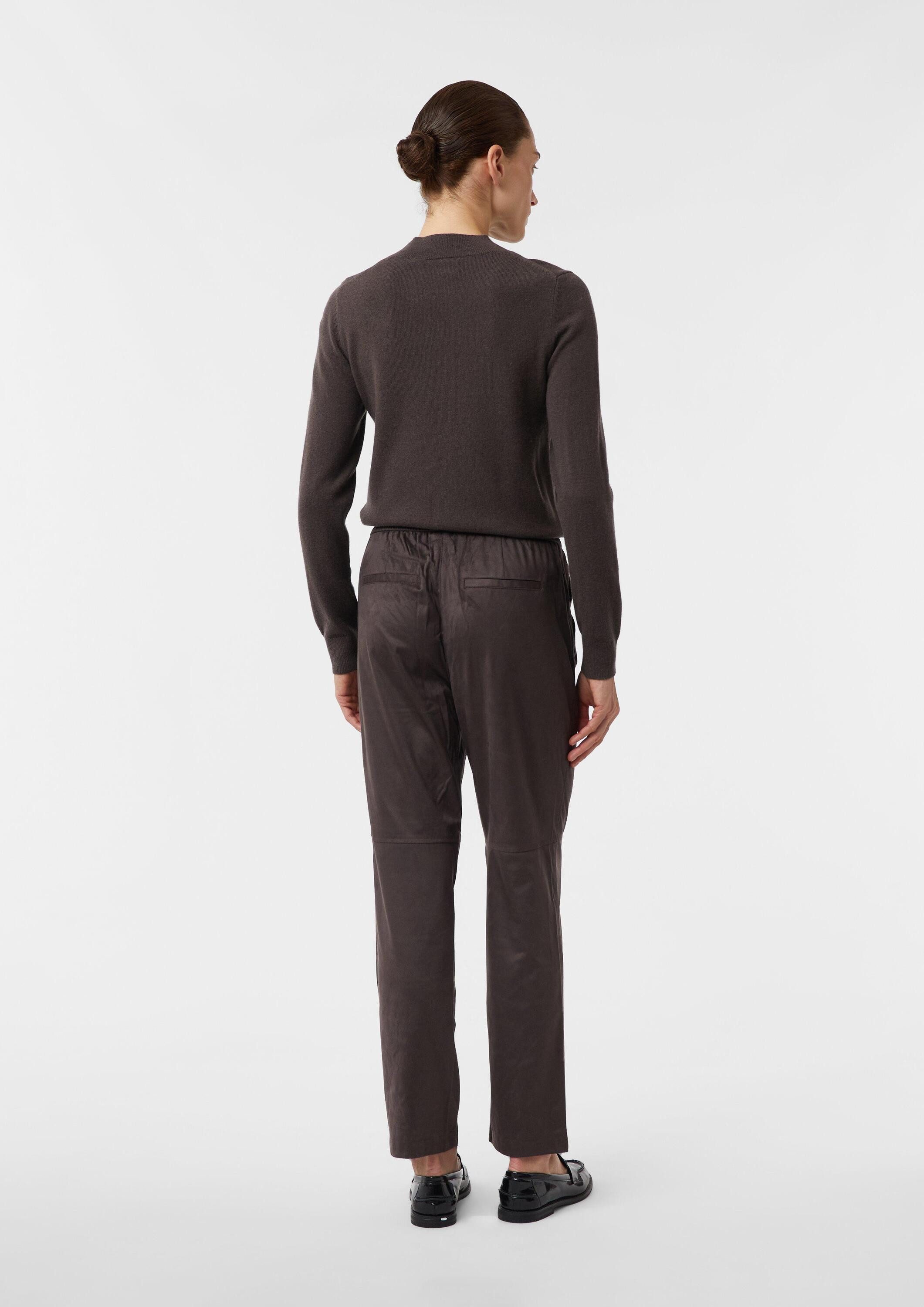 comma Jogginghose Hose Jogpants in Veloursoptik