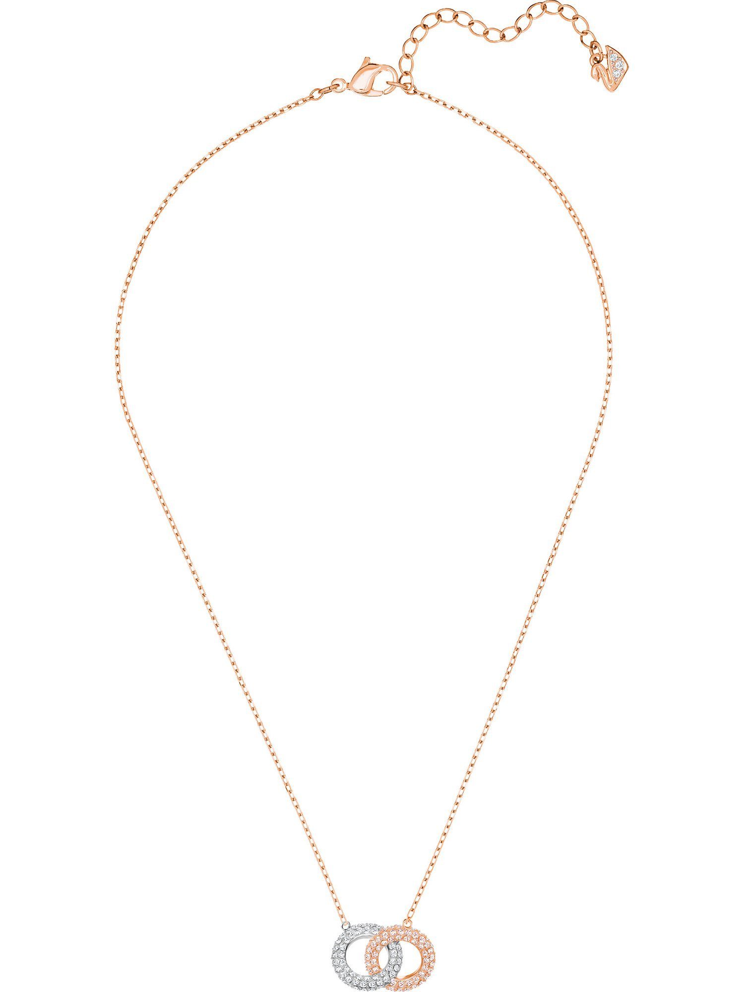 Swarovski Collier Swarovski Damen-Kette Metall Swarovski-Kristall günstig online kaufen