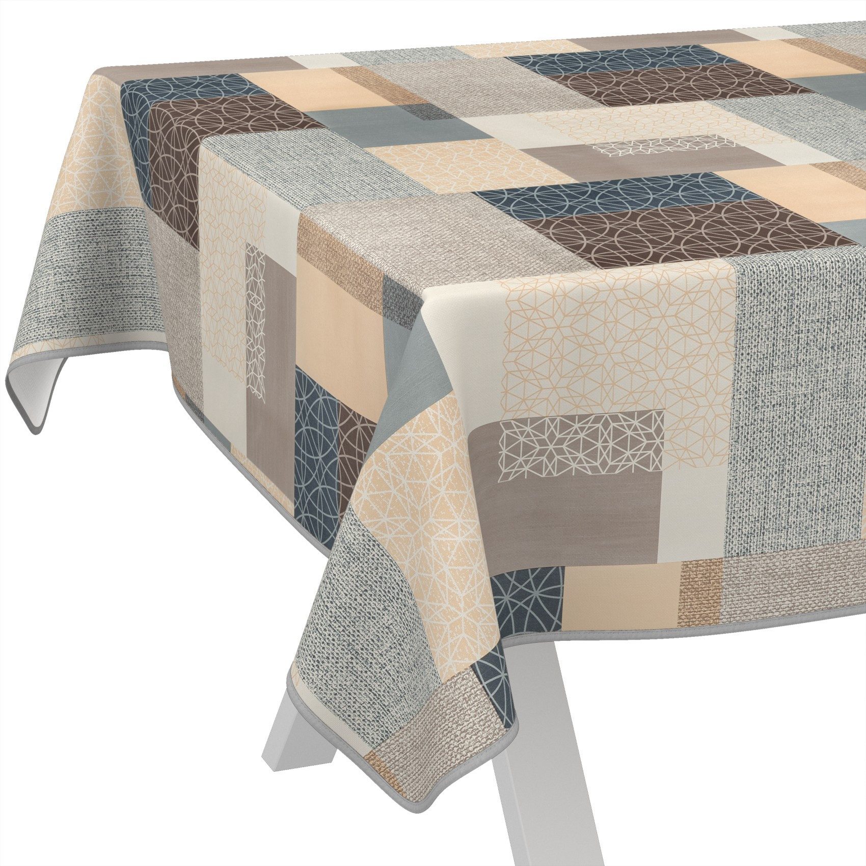 ANRO Tischdecke Wachstuch abwaschbar Mirka Tischwäsche günstig online kaufen