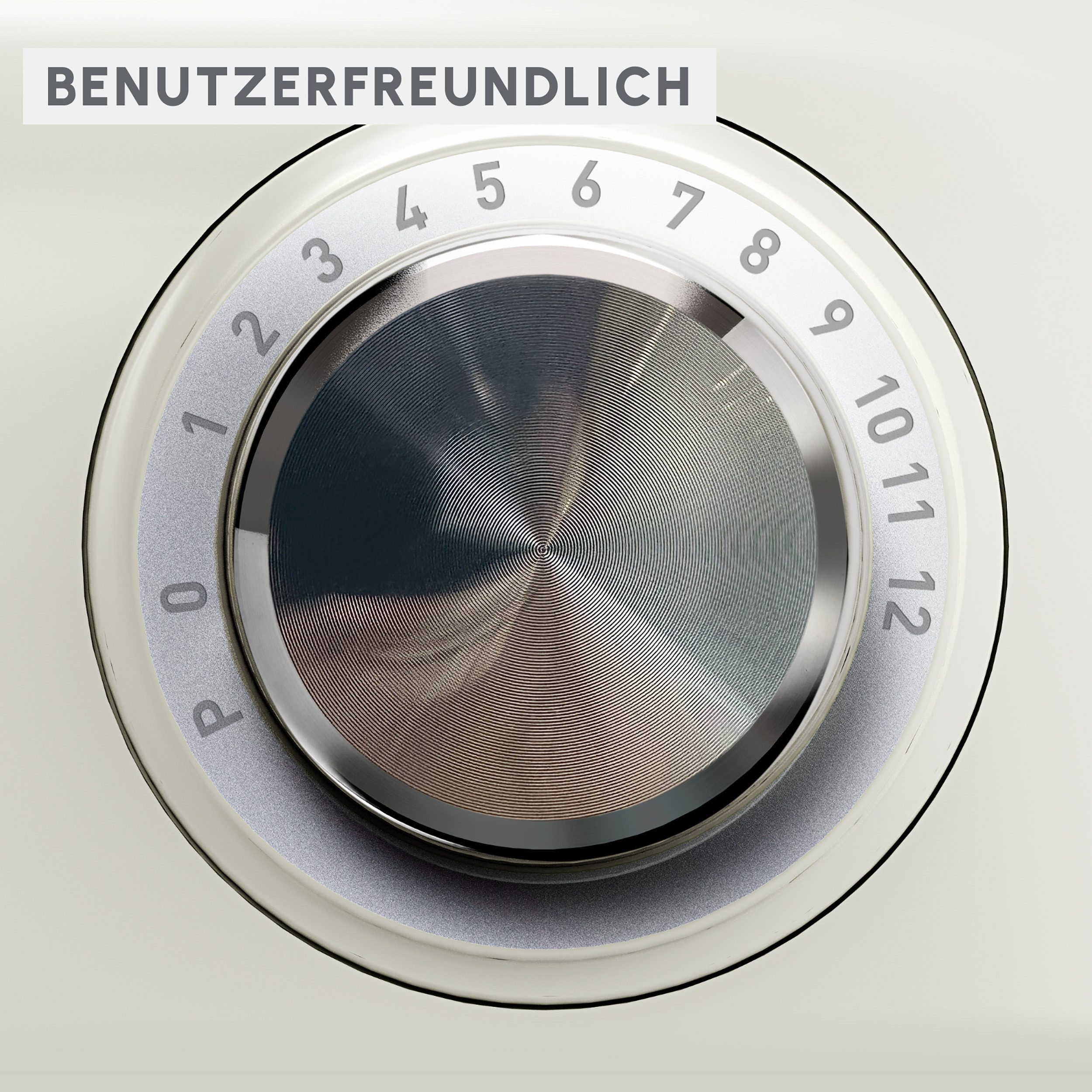 Tefal Küchenmaschine QB140A Bake Easy, 500 W, 3,5 l Schüssel, 12 Geschwindigkeiten + Pulse, planetarisches Rührsystem, 3,5 L