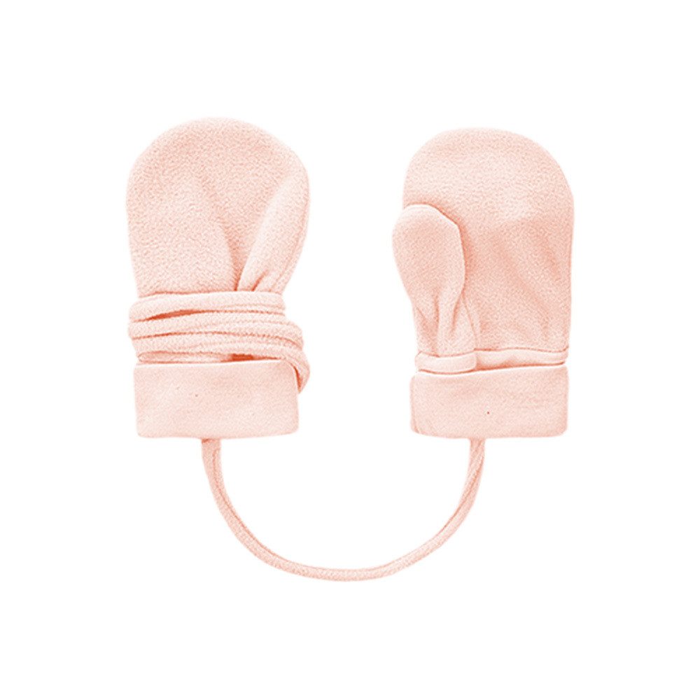 MAXIMO Fäustlinge MINI-Fausthandschuhe, Daumen Fleece, Jerseybund (2-St)
