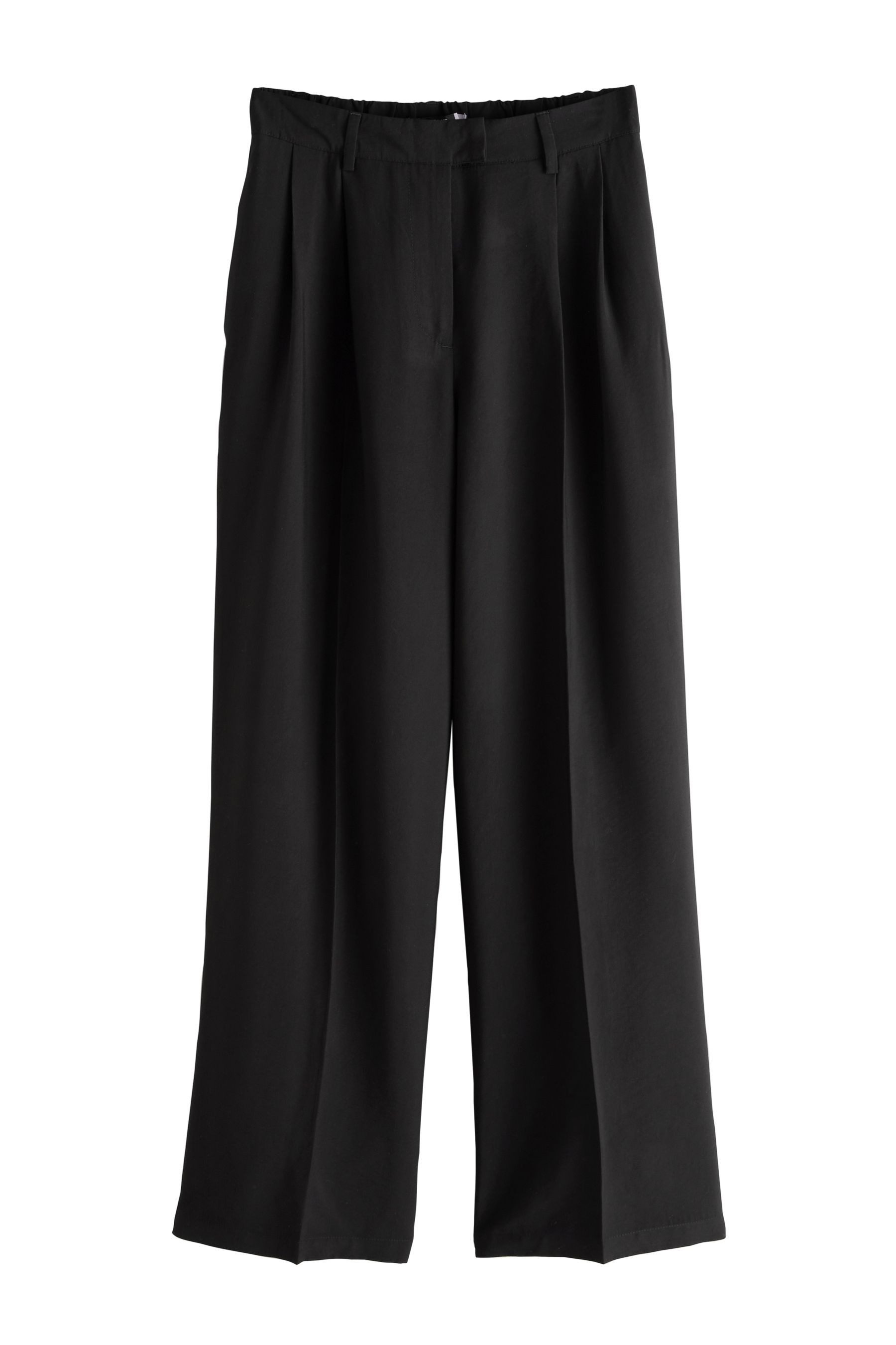 Palazzohose Tailored Fit Hose mit weitem Bein, Kurzgröße