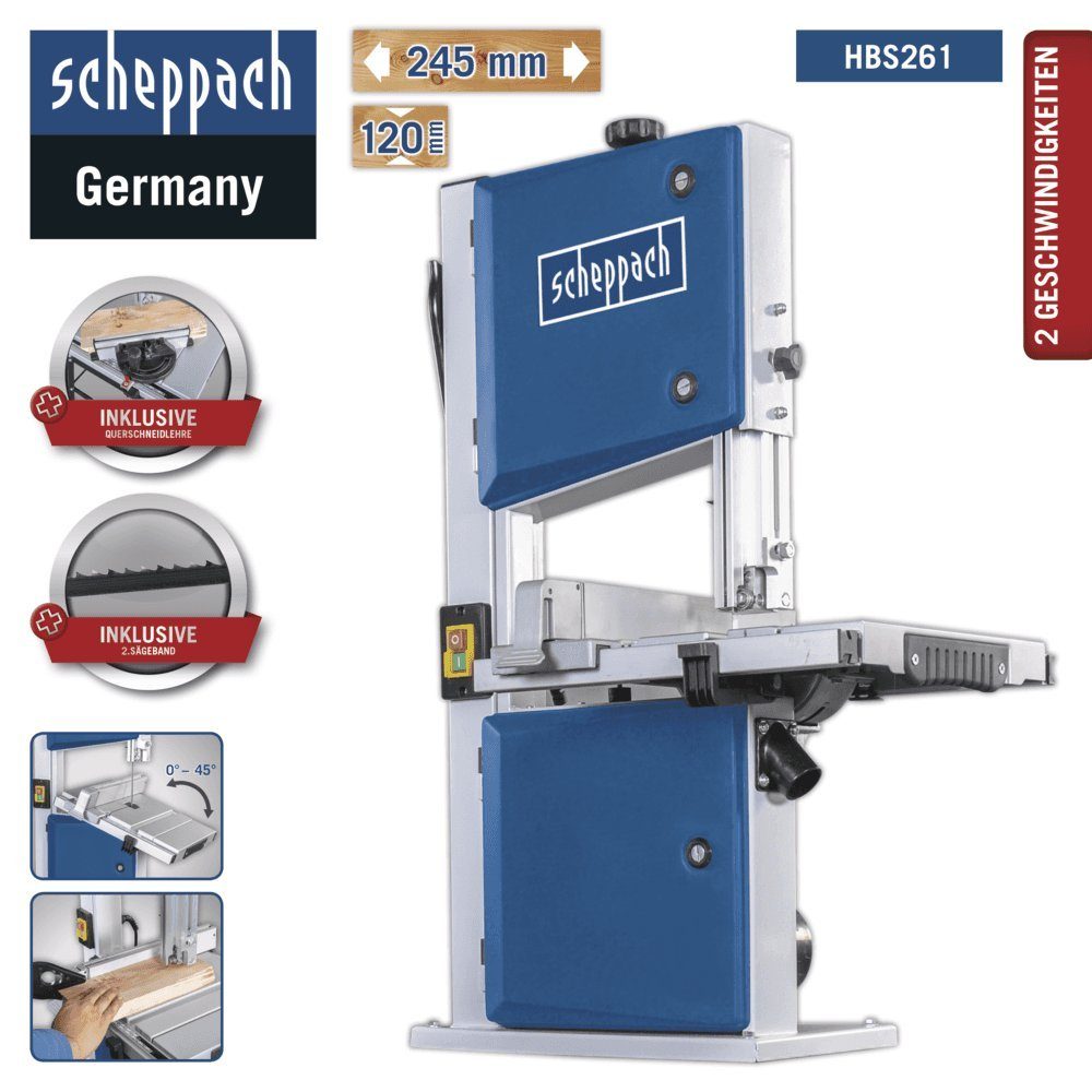 Scheppach Bandsäge Scheppach Bandsäge HBS261 Holzsäge günstig online kaufen