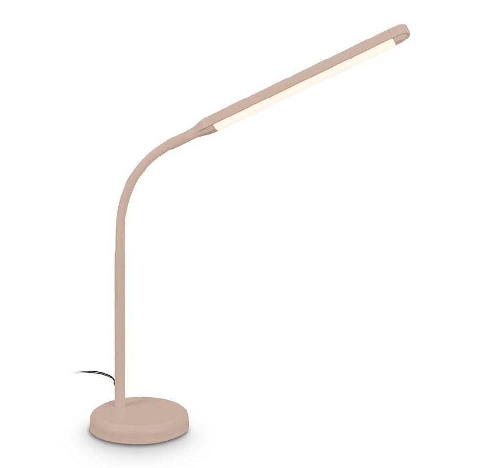 Briloner Leuchten Tischleuchte LED Tischleuchte Schwenkbar Dimmbar Touch CCT, Dimmfunktion, LED fest integriert, 13x72,5 cm, Büro, Wohnzimmer