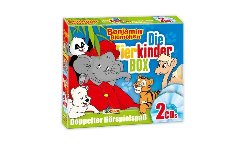 Kiddinx Hörspiel-CD Benjamin Blümchen - Die Tierkinder-Box, 2 Audio-CD