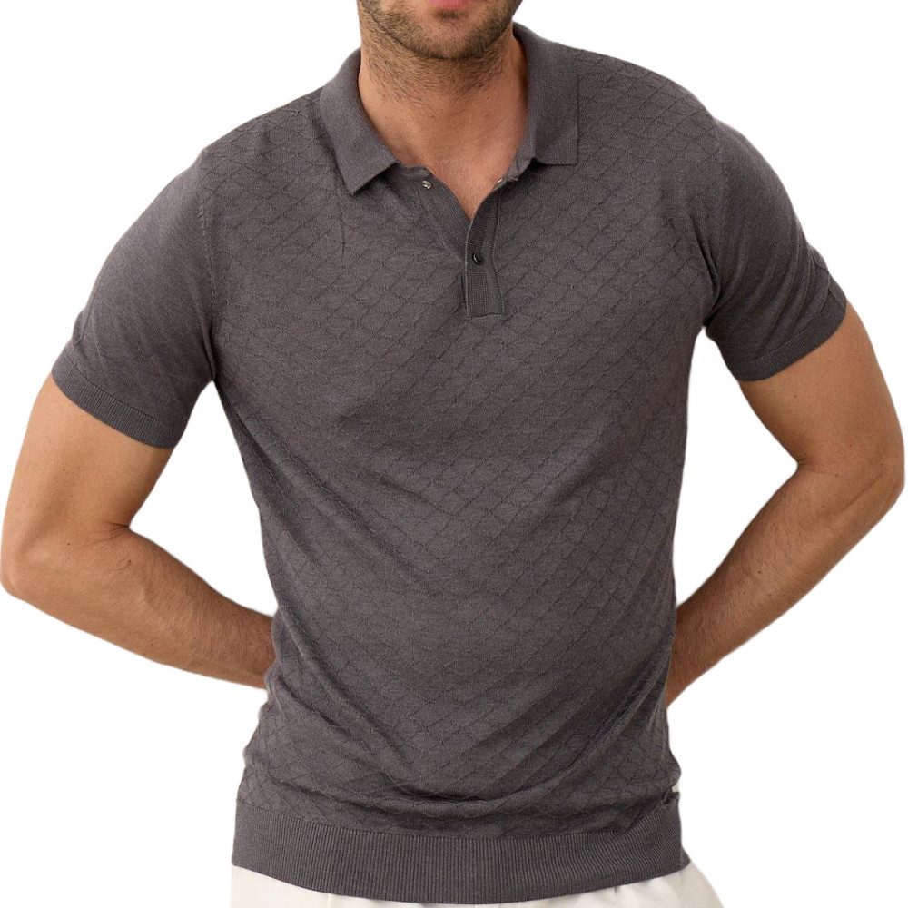 danger Poloshirt Strick-T-Shirt Herren – Rundhals, günstig online kaufen