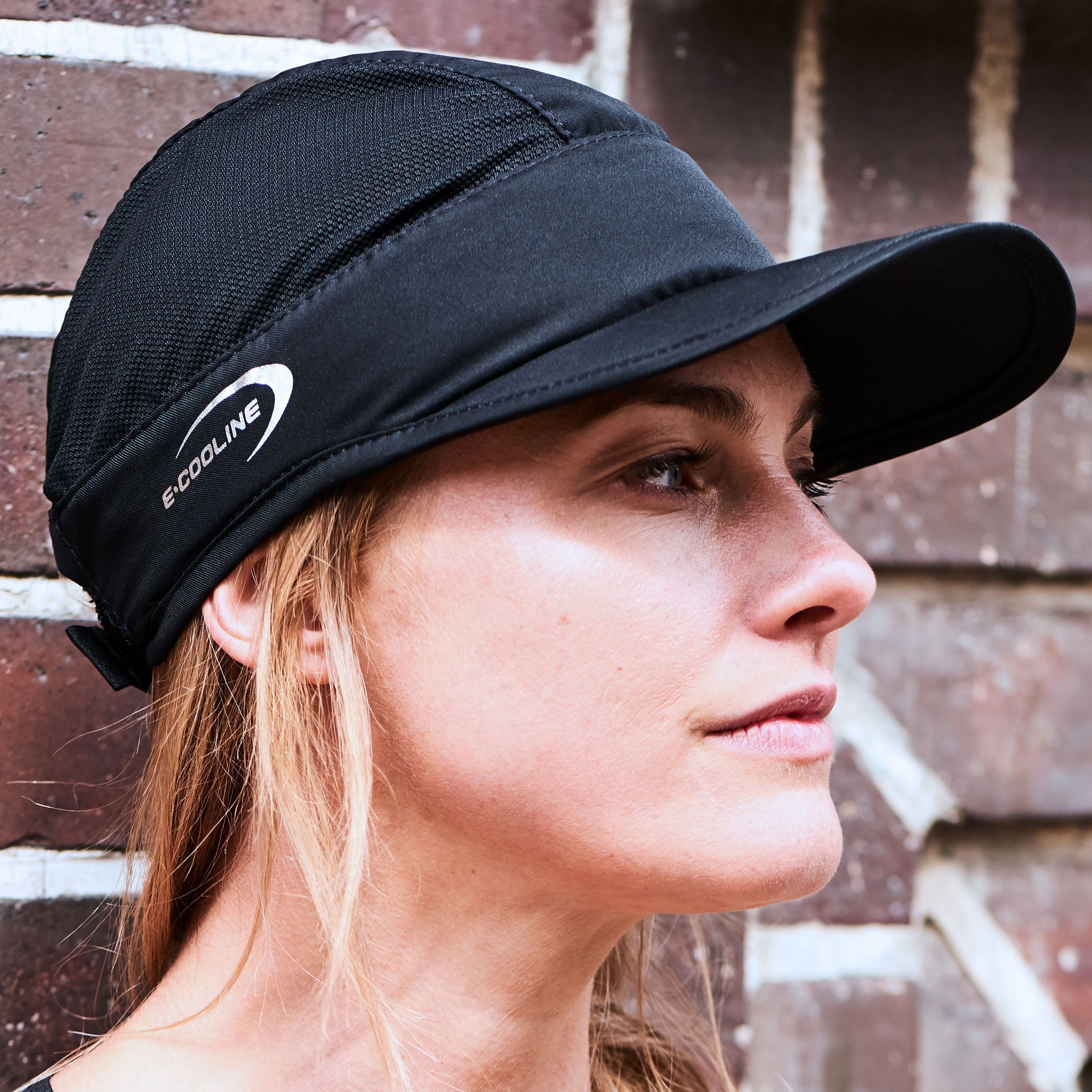 E.COOLINE Baseball Cap - kühlendes Basecap light - Kühlung durch Aktivierung mit Wasser Klimaanlage zum Anziehen