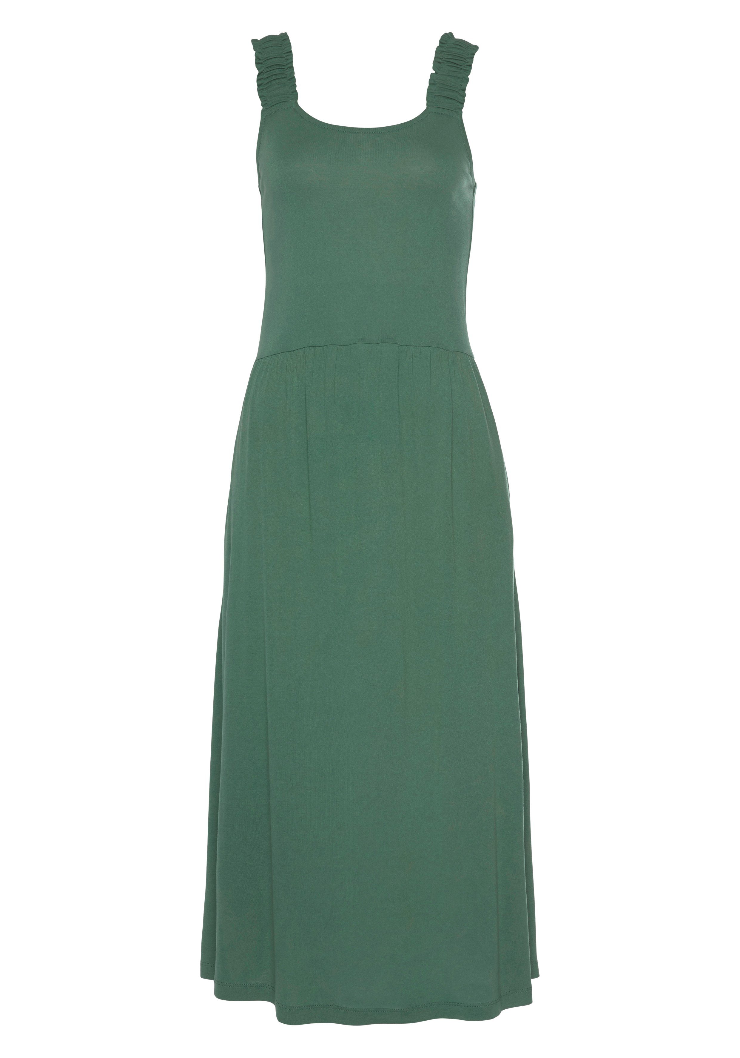 Beachtime Jerseykleid mit Taschen, knielanges Sommerkleid, günstig online kaufen