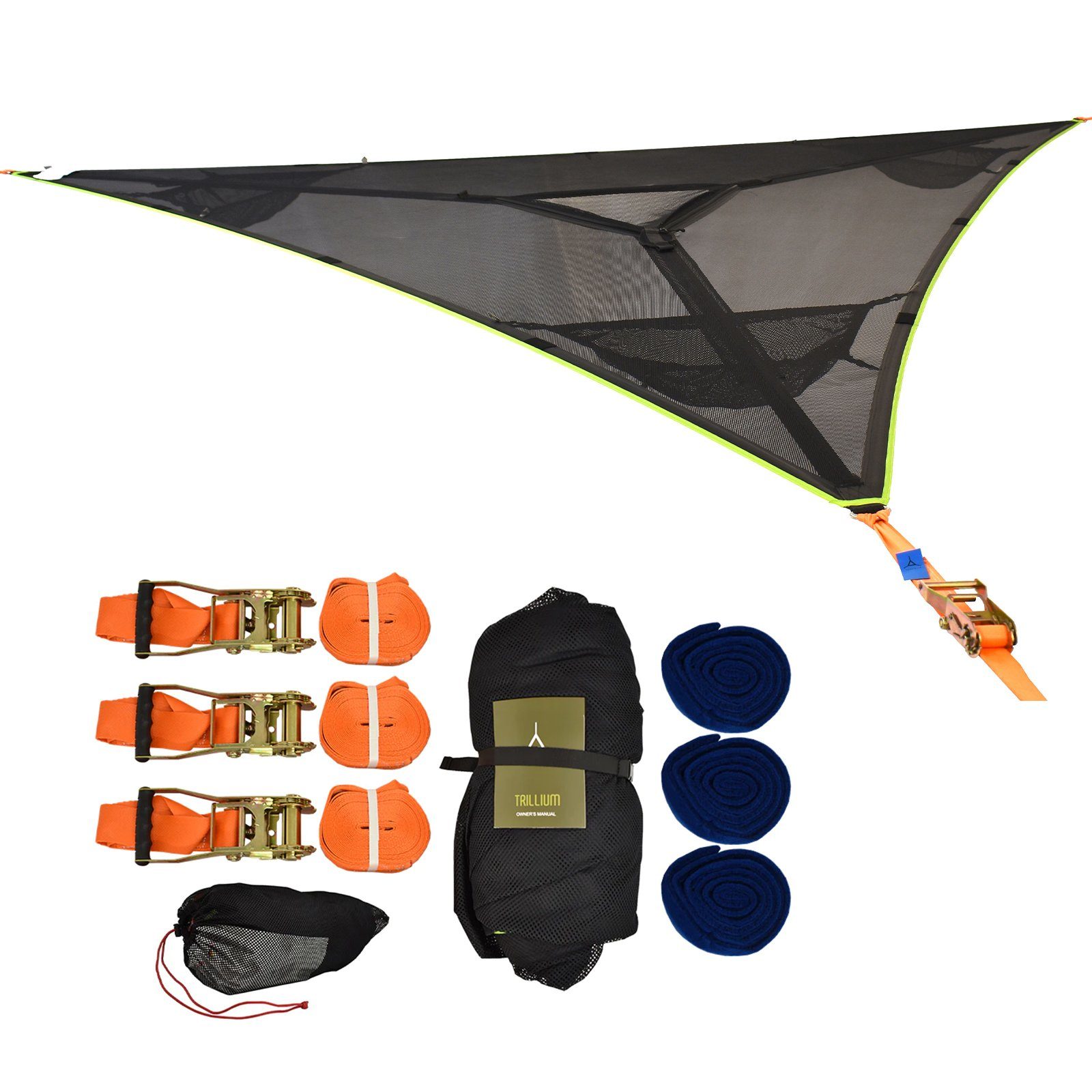 Tentsile Hängematte Hängematte Trillium 3 Personen Outdoor, Trekking Dopppel Baumzelt 4x4 m
