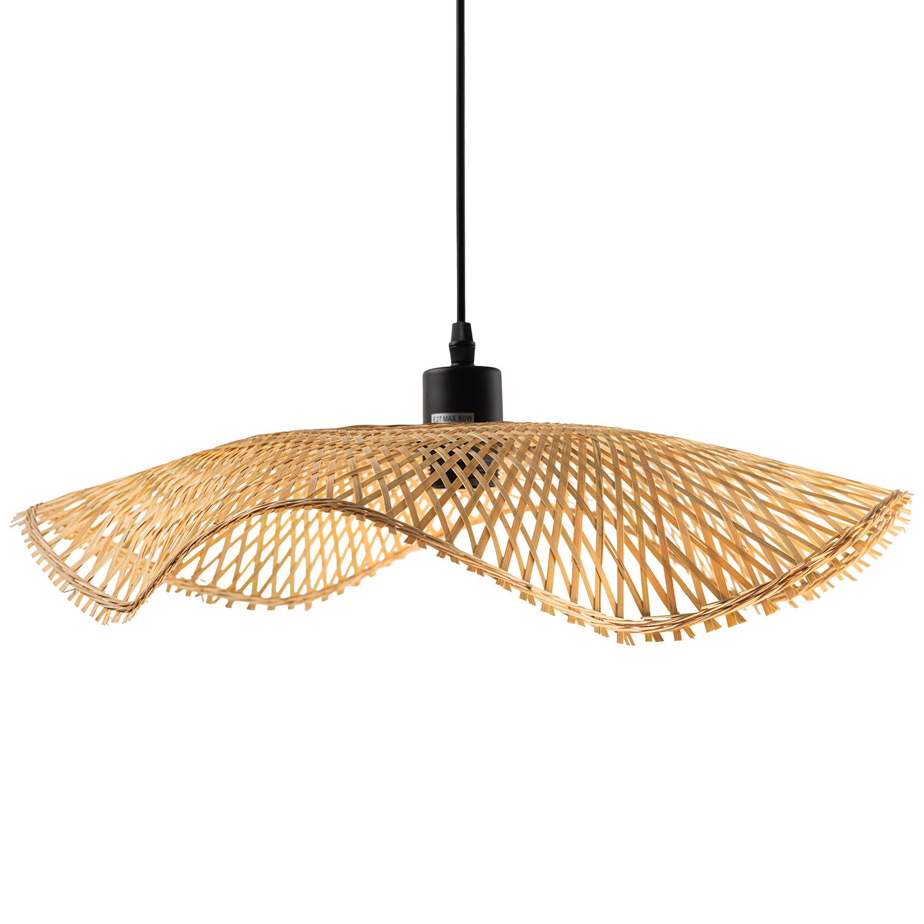 riess-ambiente Hängeleuchte ORGANIC LIVING 70cm natur · Pendellampe mit Sch günstig online kaufen