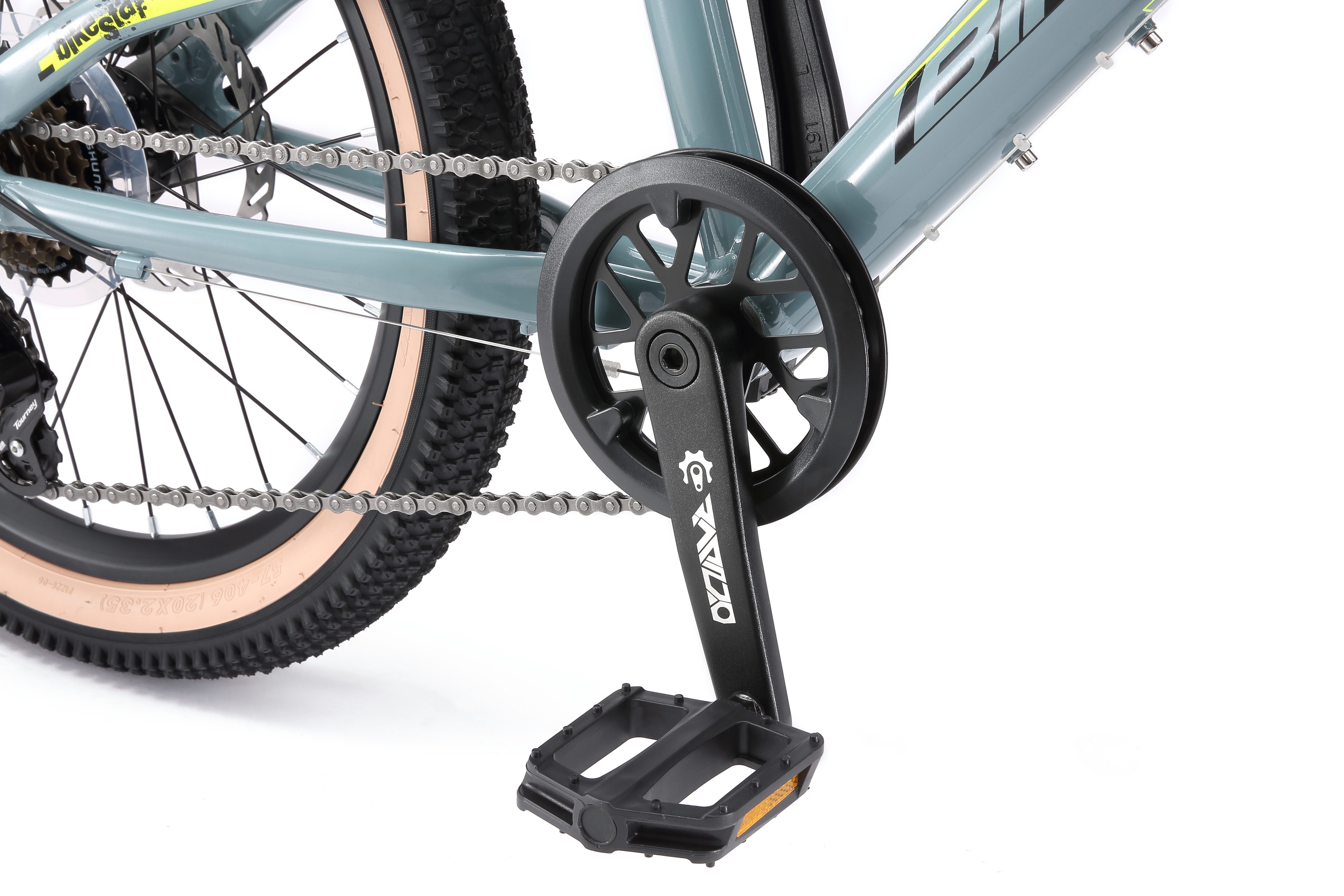 Bikestar Jugendfahrrad, 7 Gang Shimano RDTY21 Schaltwerk, Kettenschaltung