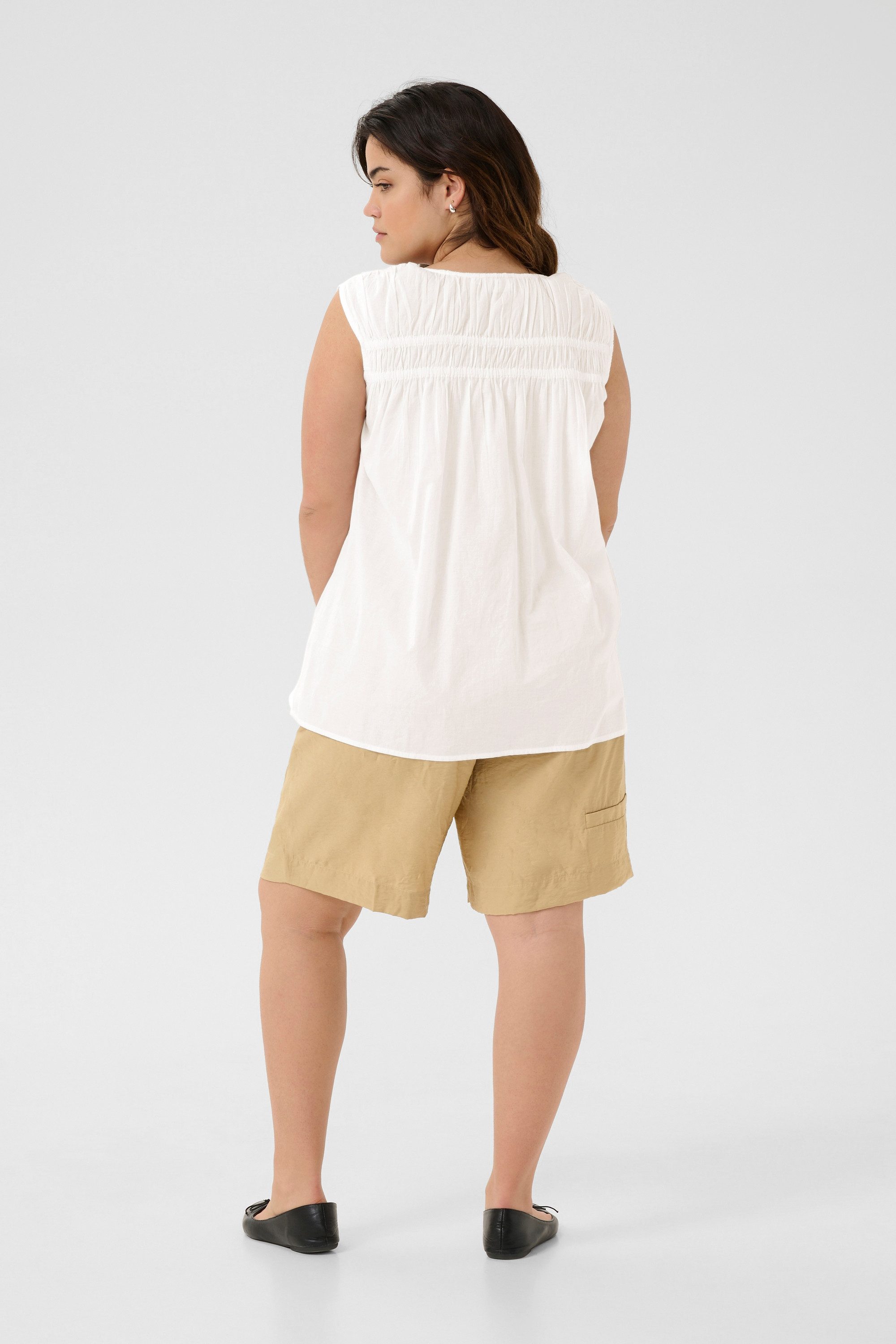 KAFFE Curve Blusentop Ärmellose Bluse KCthia günstig online kaufen