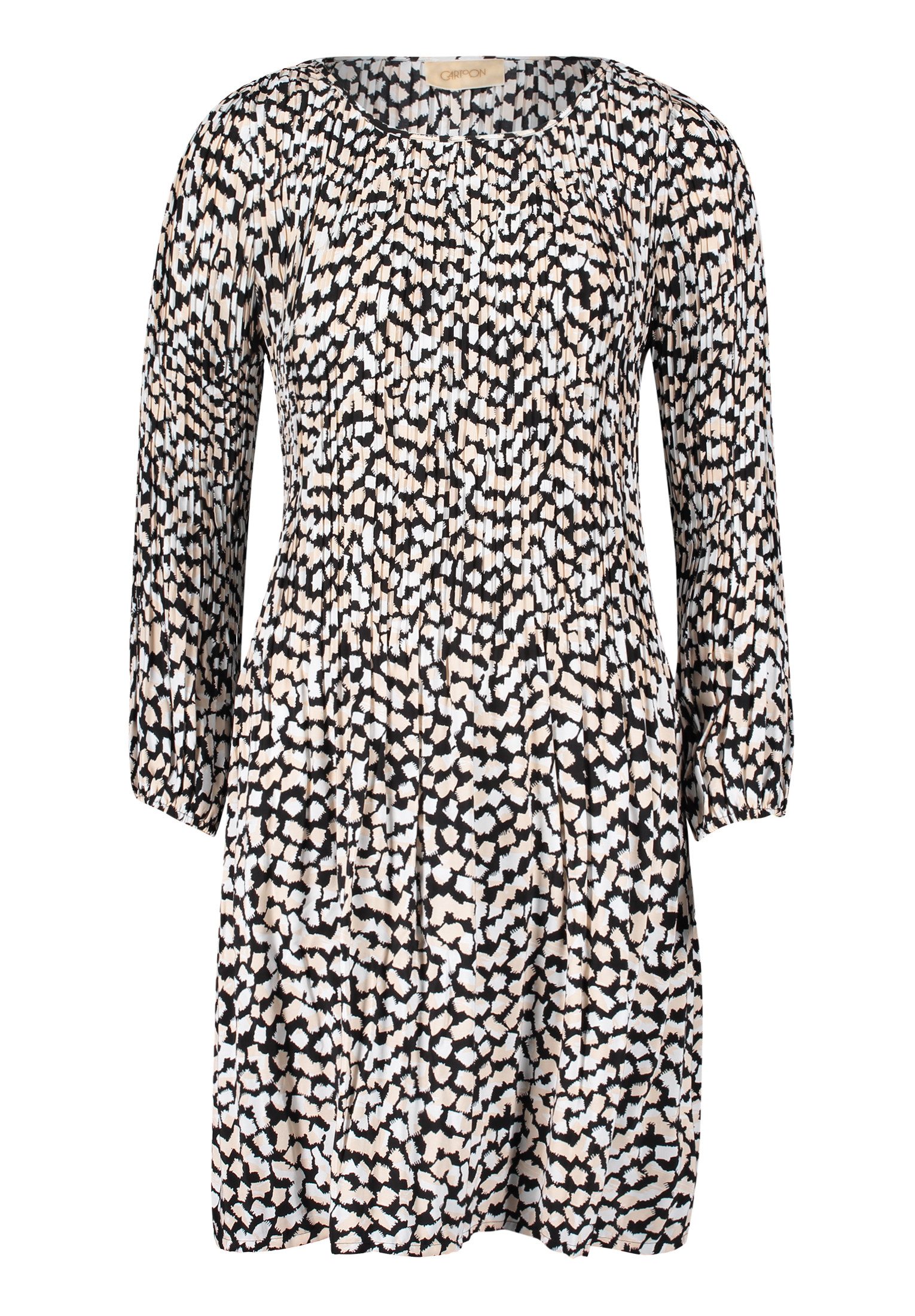 Cartoon Plisseekleid Cartoon Plisseekleid mit Muster günstig online kaufen