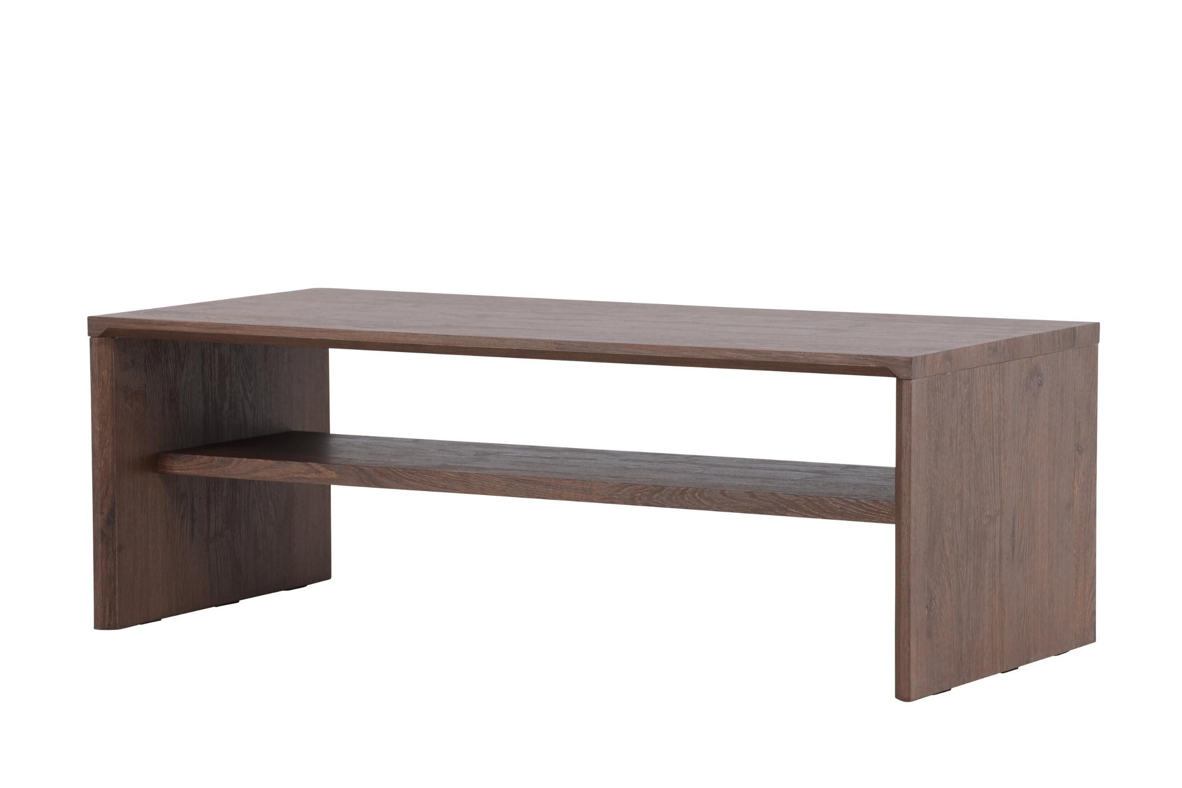 Venture Home Couchtisch Telemarket Couchtisch 1 Regalboden Mokka. (1-St)