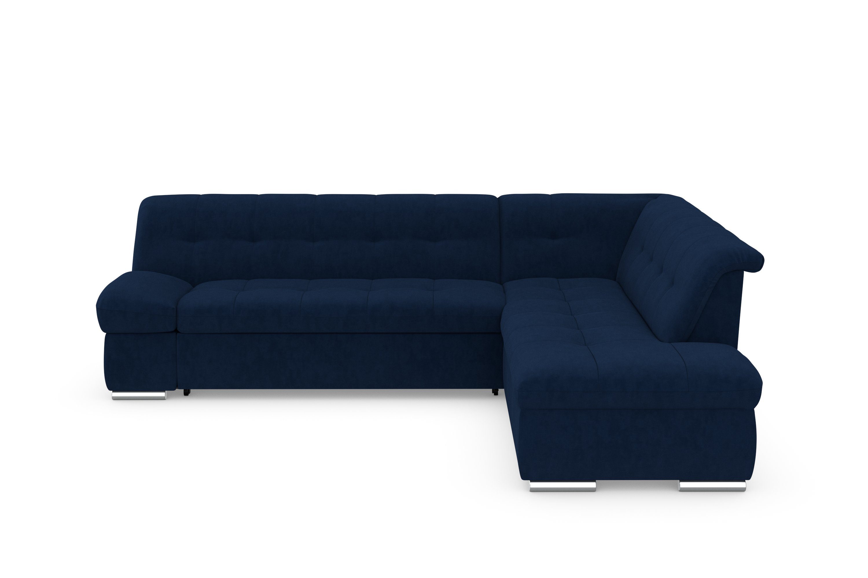 DOMO collection Ecksofa MONA 271x213 cm, modern und komfortabel, whlw. mit Bett- und Armlehnfunktion, L-Form
