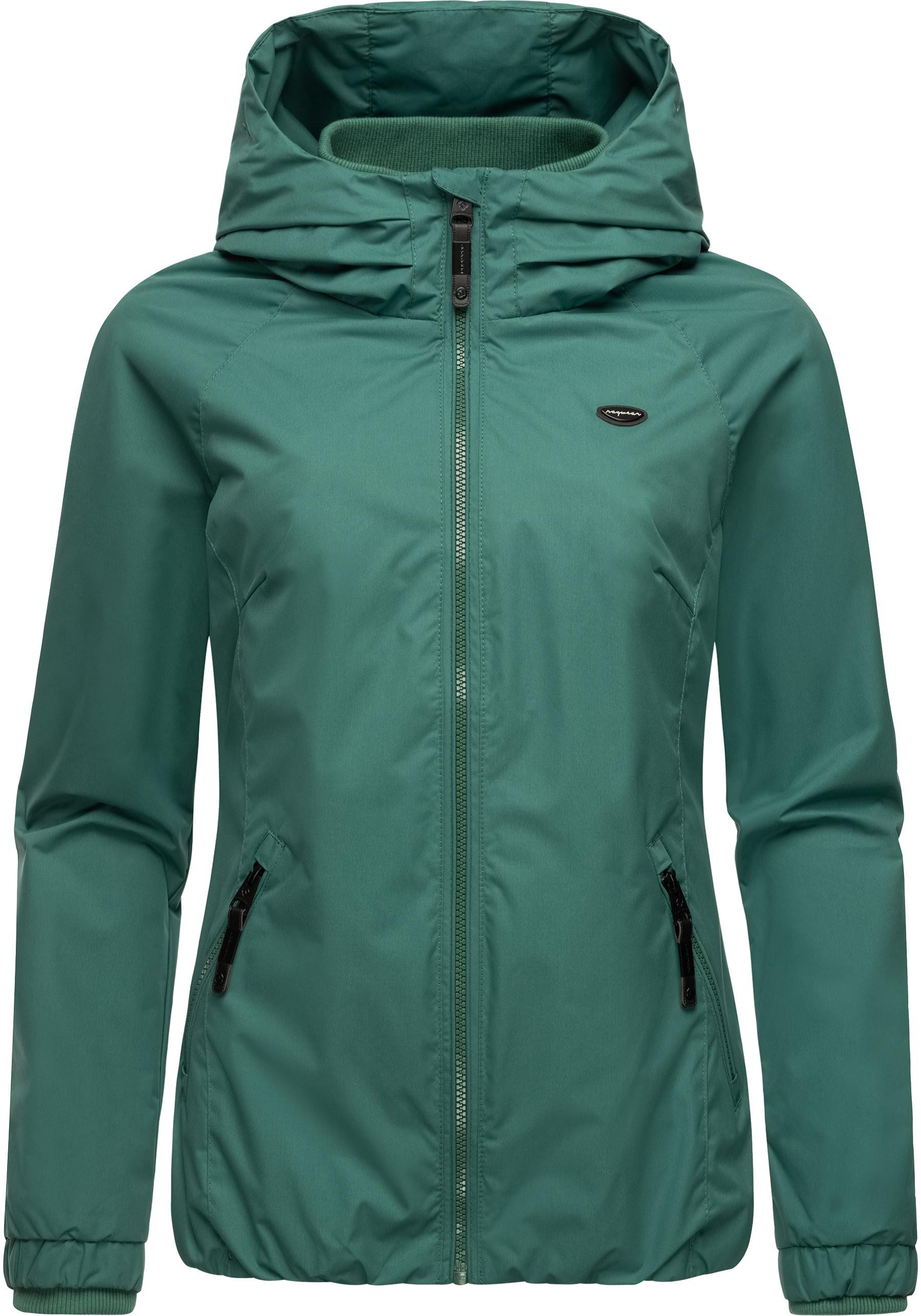Ragwear Outdoorjacke Dizzie Wasserdichte Übergangsjacke mit großer Kapuze