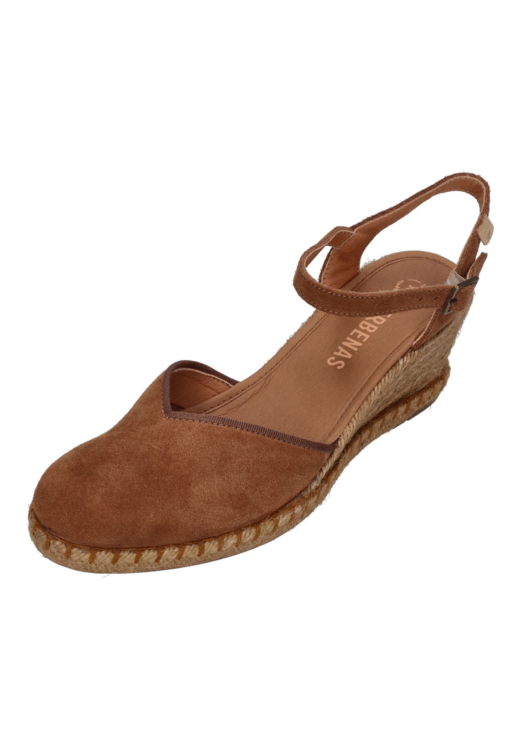 VERBENAS MAGGIE serraje tan Sandalette Moccha