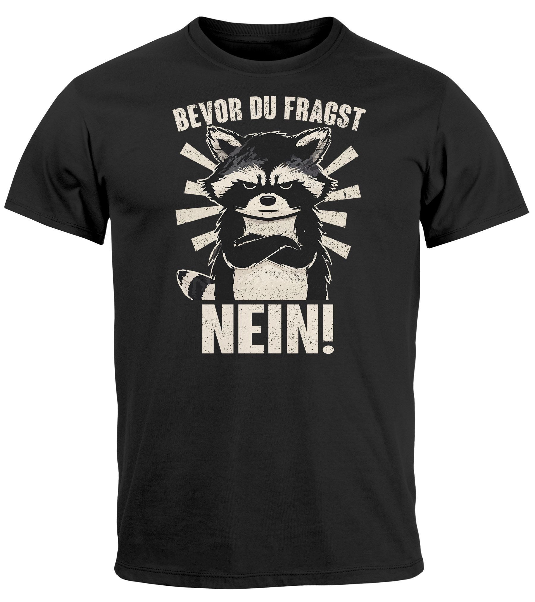 MoonWorks Print-Shirt Herren T-Shirt Bevor Du günstig online kaufen