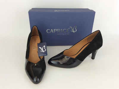 Caprice Caprice Damen Pumps schwarz, 7cm Absatz Pumps