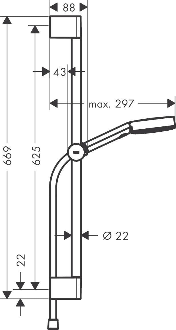 Grohe Brausegarnitur Hansgrohe Brausegarnitur 3 Strahlarten Pulyify