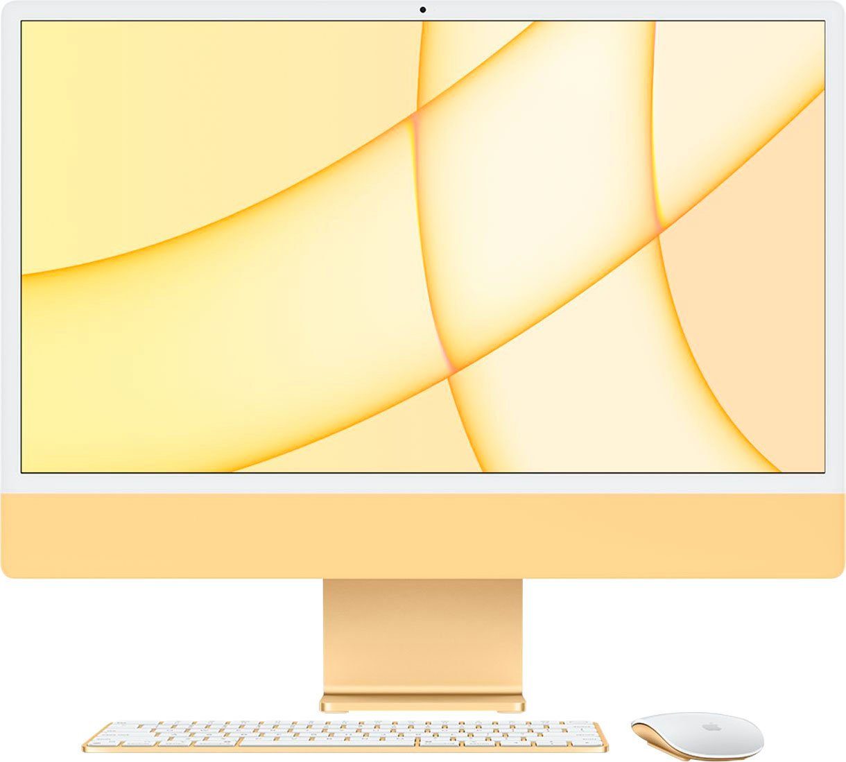 Apple iMac 4,5K Z12S Mini-PC (23,5 Zoll, Apple M1, 16 GB RAM, 256 GB SSD)