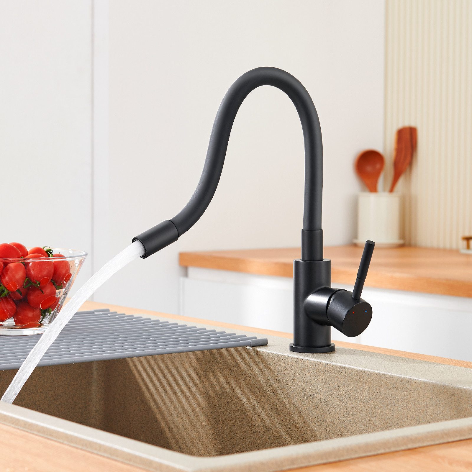 Auralum Max Küchenarmatur Niederdruck Flexible Spültischarmatur günstig online kaufen