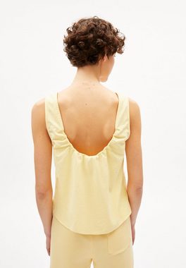 Armedangels Hemdbluse ANCAA LINO Damen Top aus Leinen-Mix Regular Fit (1-tlg) Rückenausschnitt