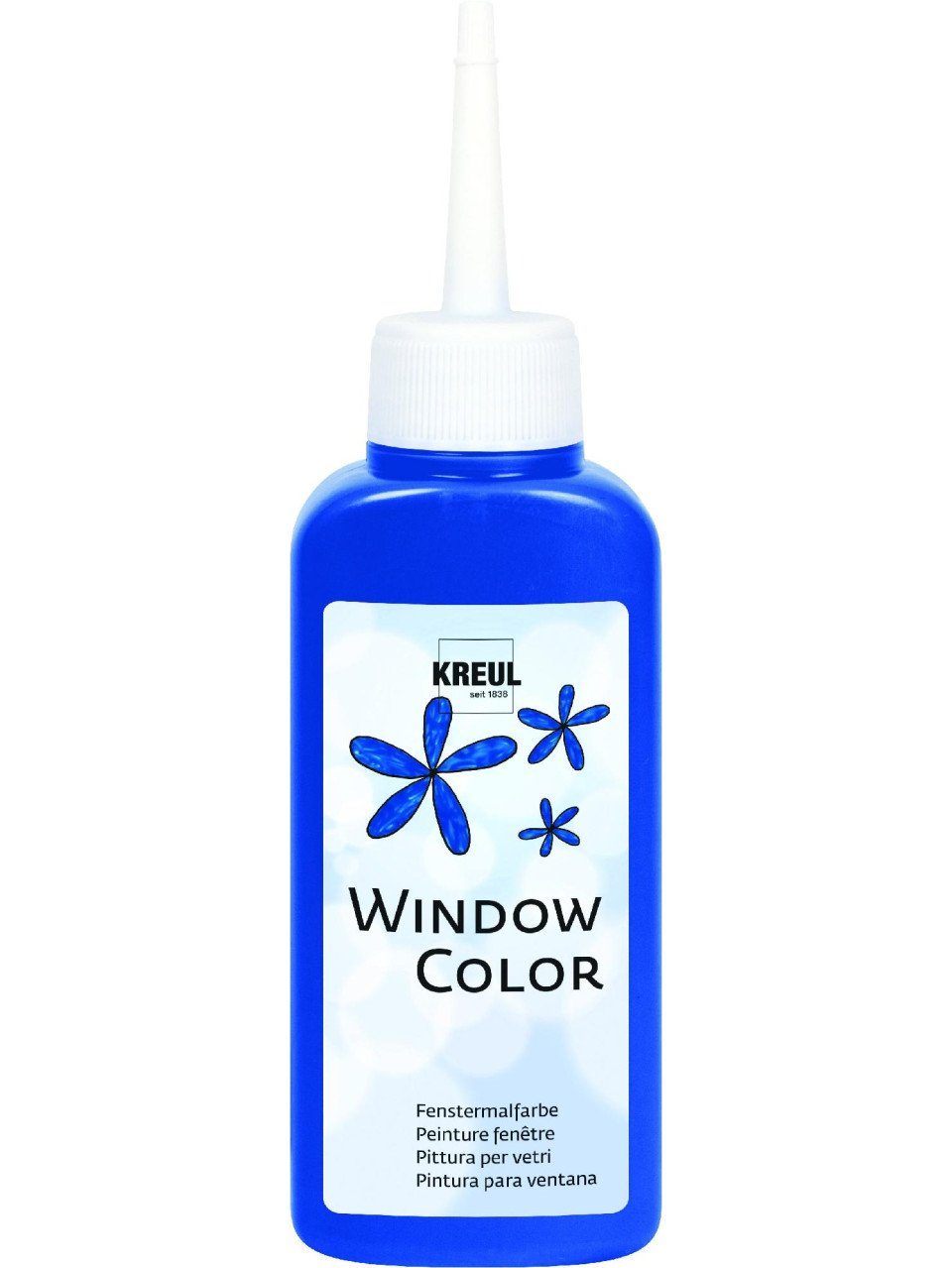 Bastelfarbe Kreul Window Color royalblau 80 ml