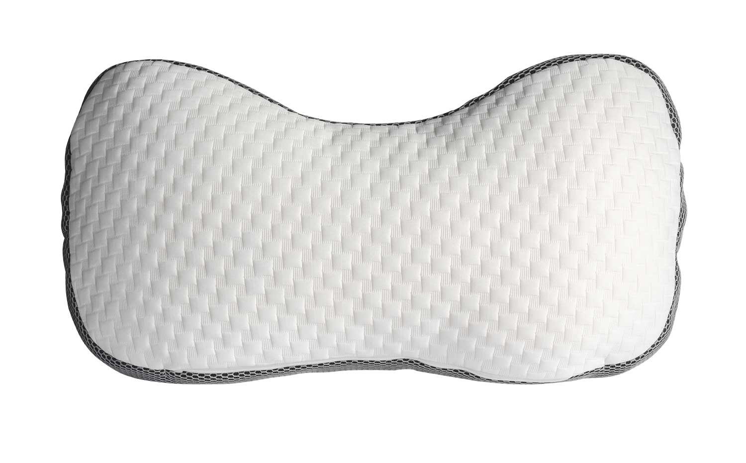 Sun Garden Schlafkissen ATON, B 60 x H 36 cm, Weiß, Füllung: Viskoelastische Flocken, Bezug: Polyester, abnehmbarer Bezug – Bild 5 von 5