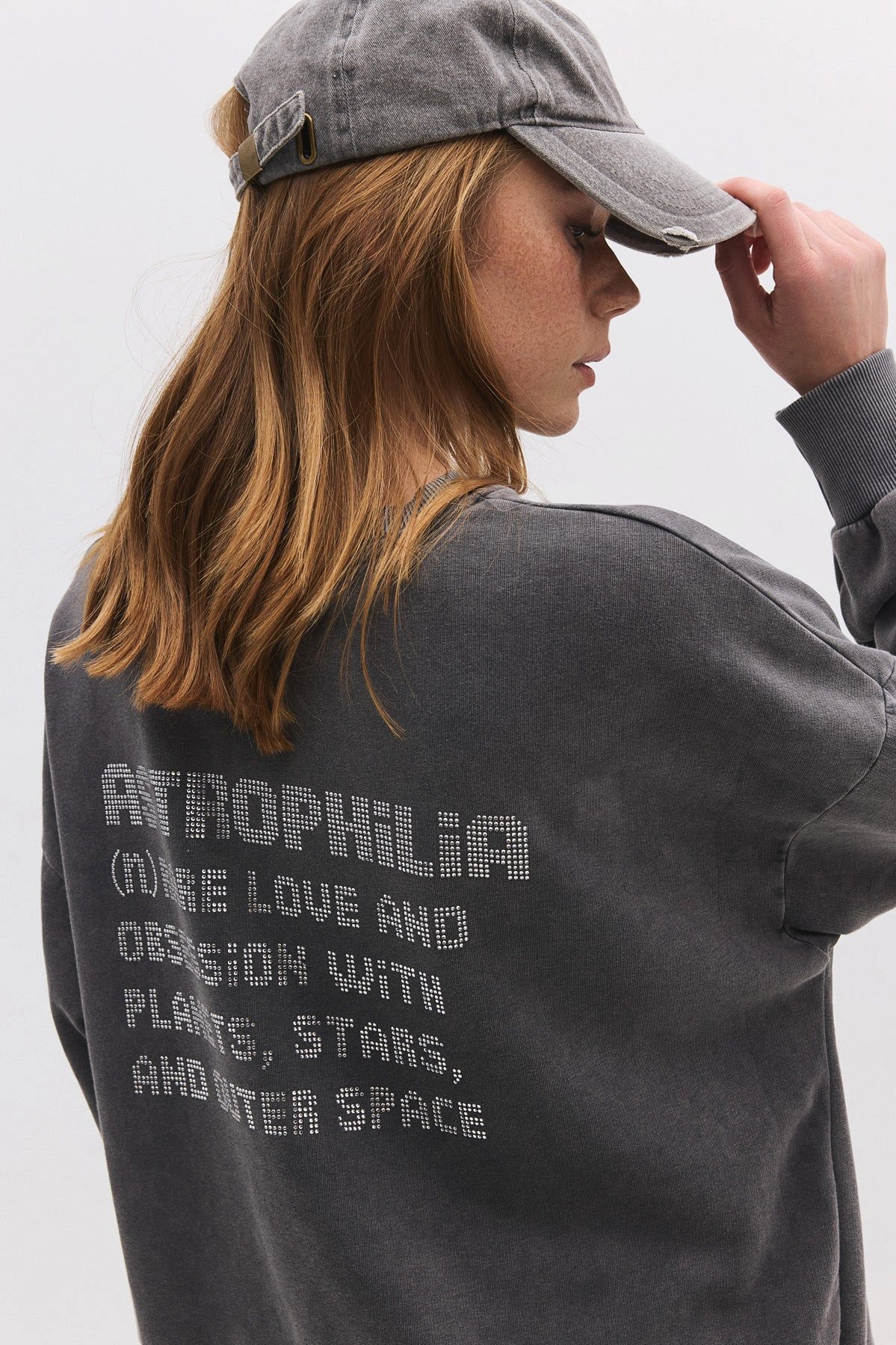 No Matter What Kapuzenpullover Sweatshirt mit Slogan und verblasstem Effekt günstig online kaufen